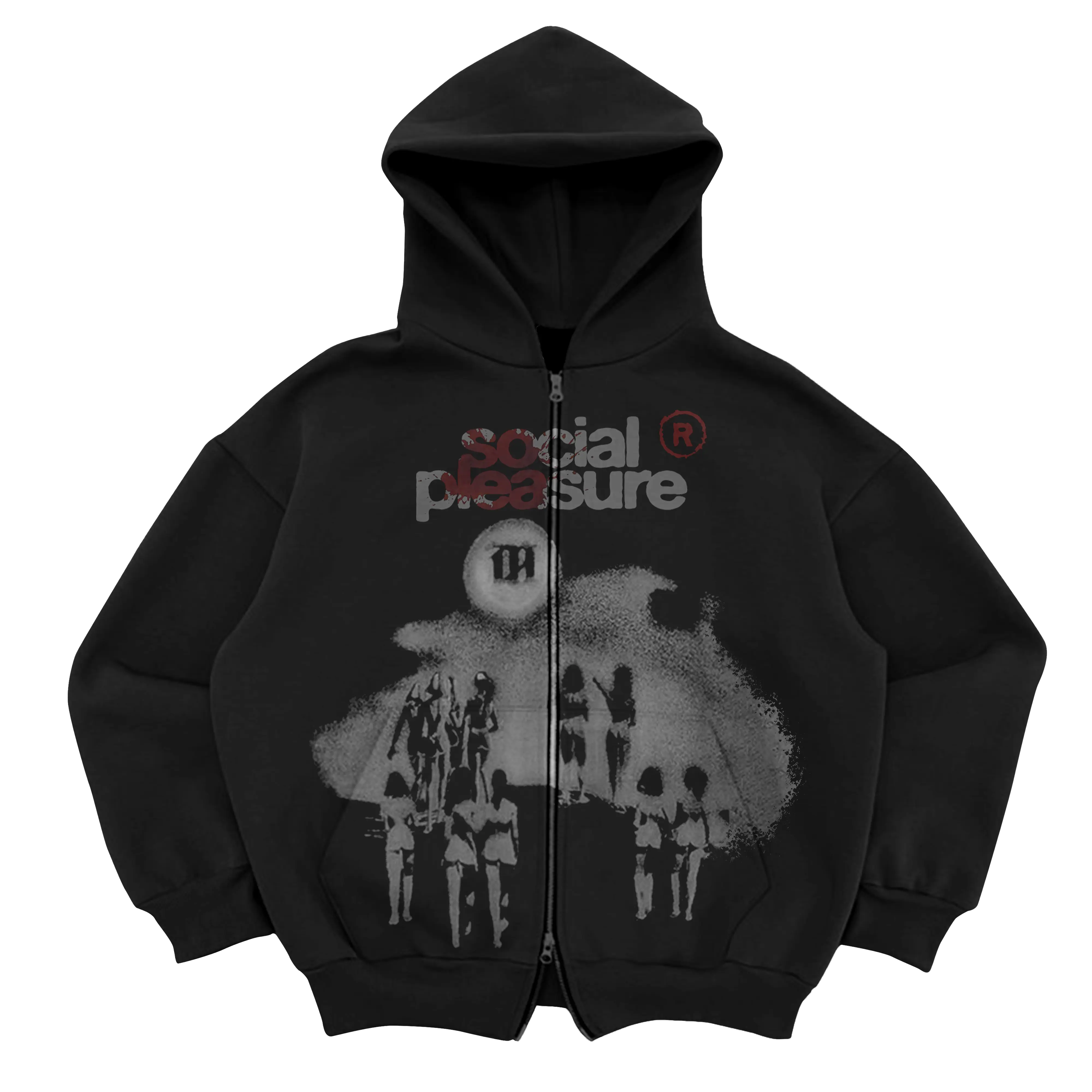 Social Pleasure Premium Zip Up (Copy) WorksOfMadness
