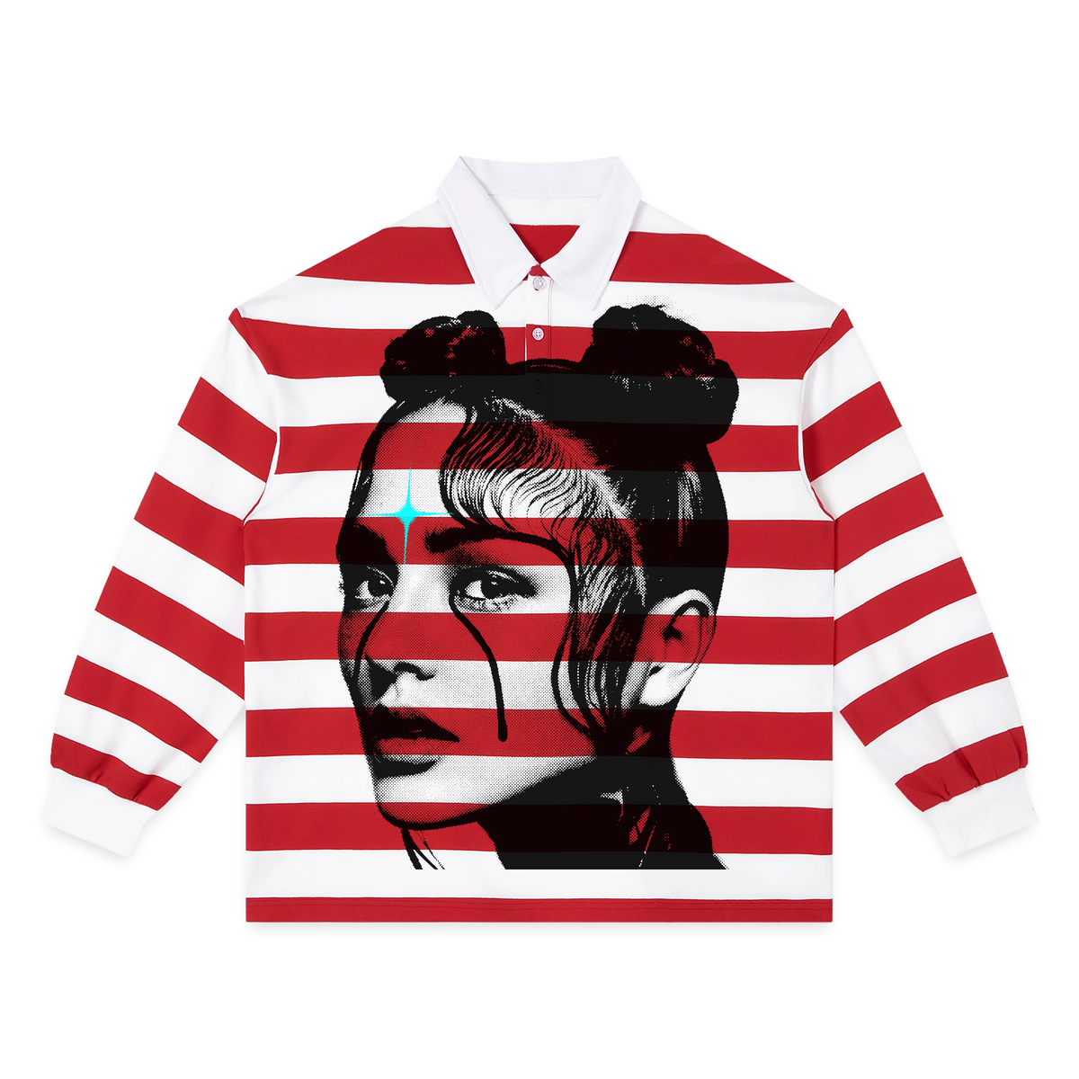 Spiritual Girl Stripe Polo - Red