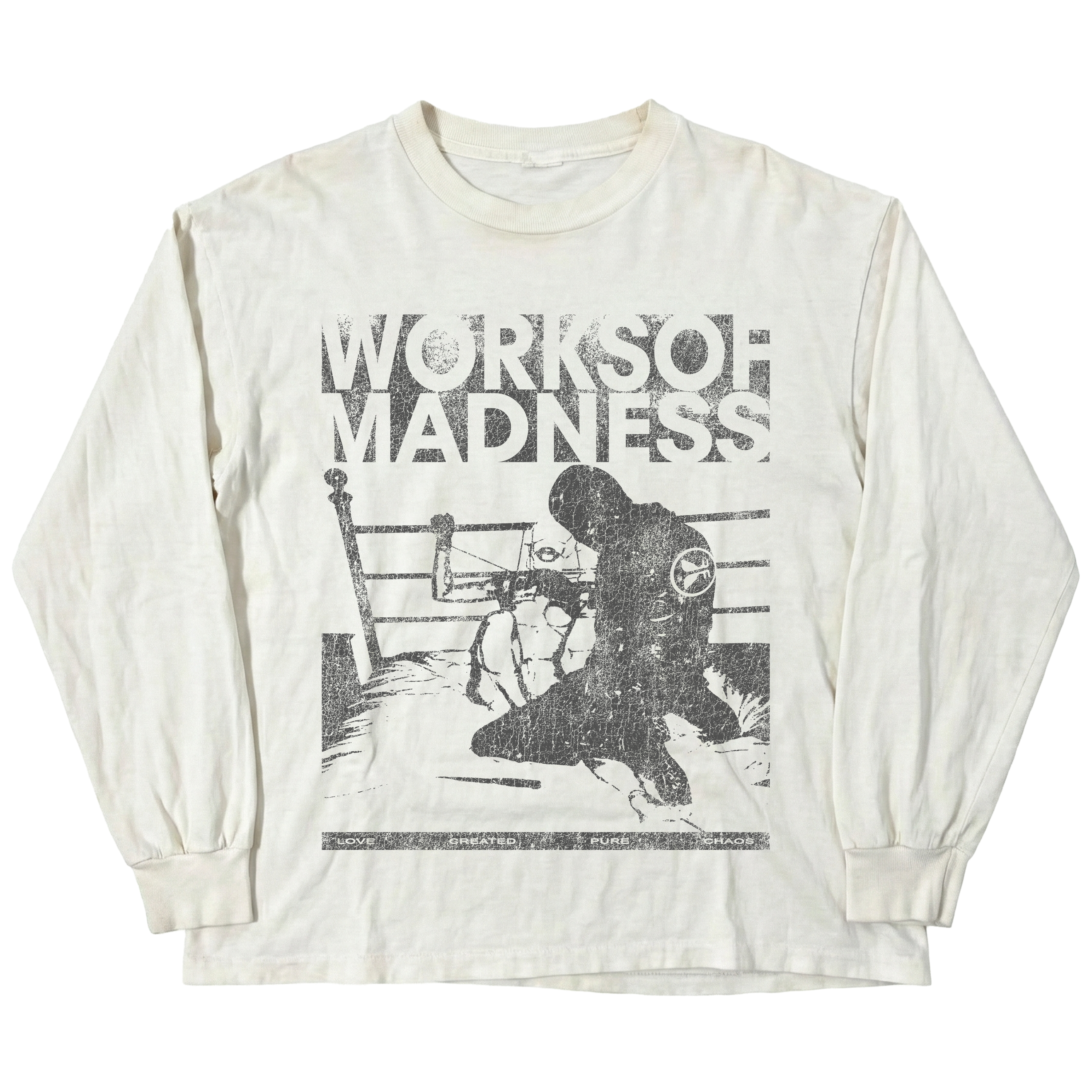 Split Decision L/S Tee - White