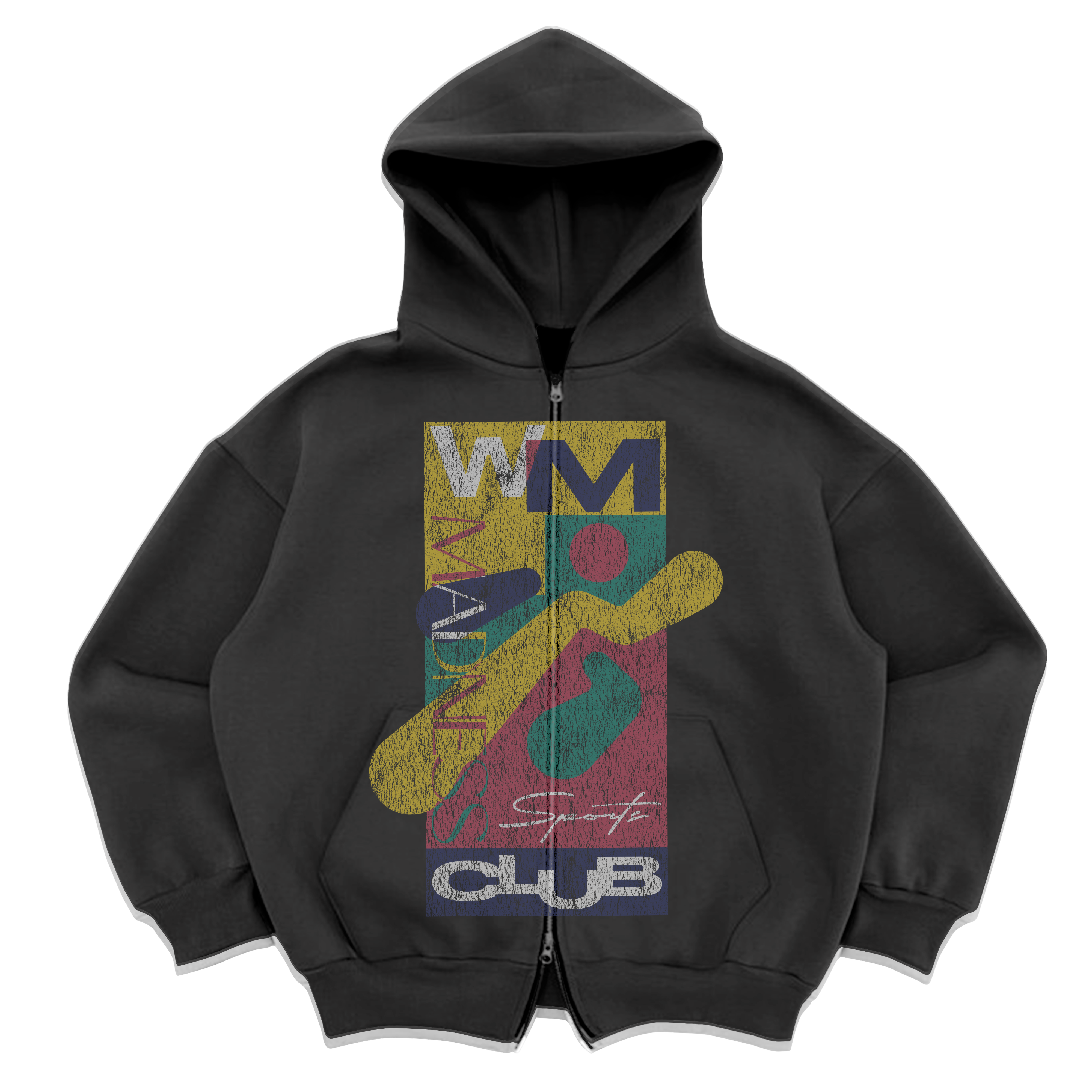 Sports Club Zip Up - Grey