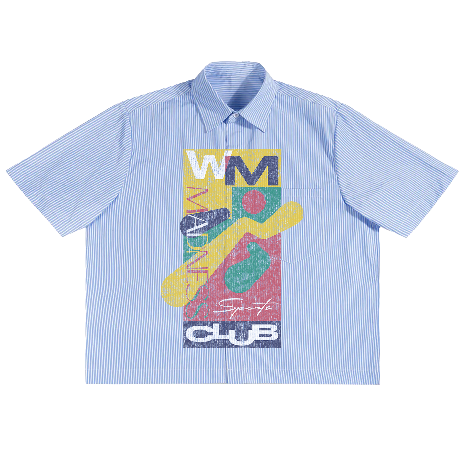 Sports Club Boxy Button Up