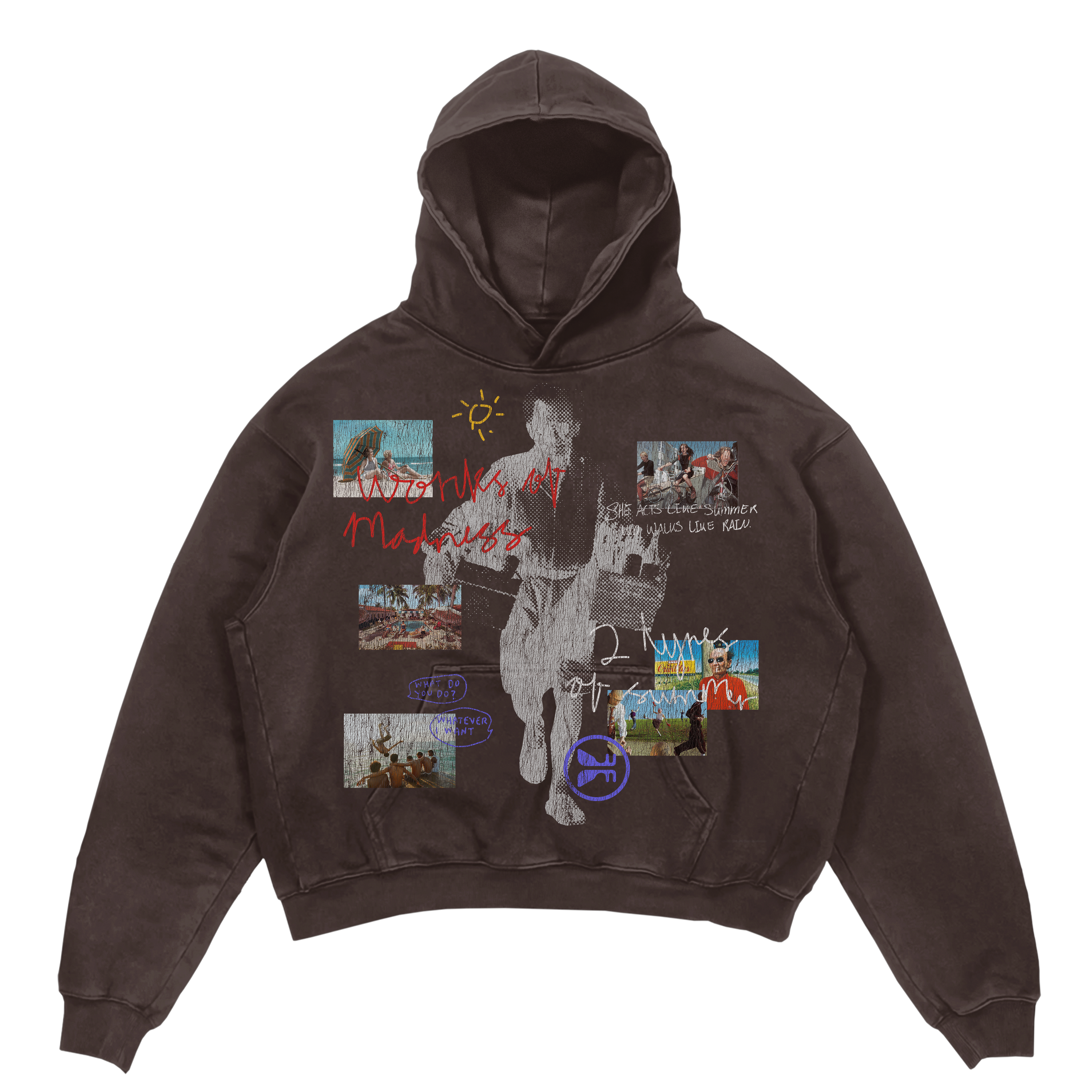 Summer Rain Hoodie - Brown