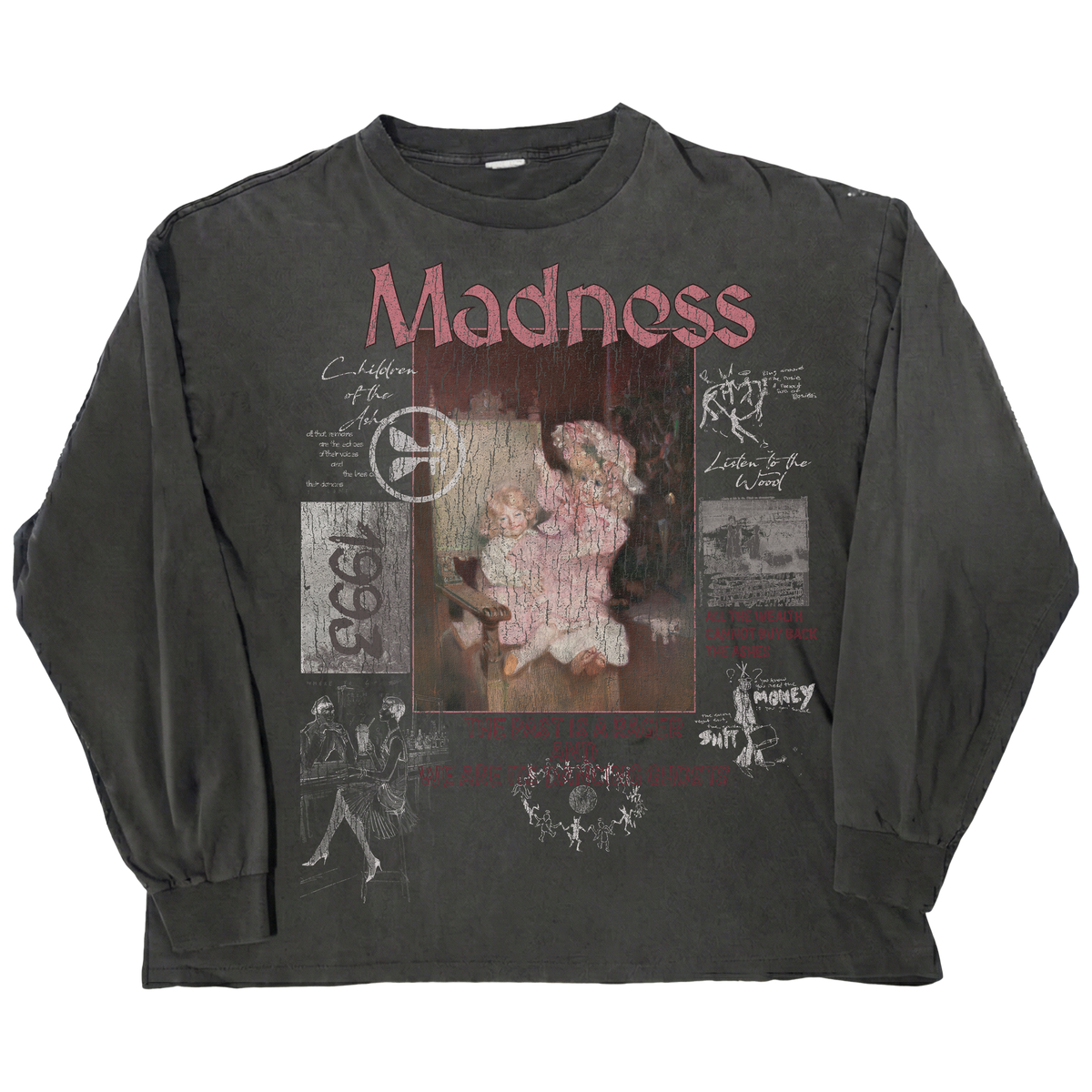 Ashes L/S Tee - Black
