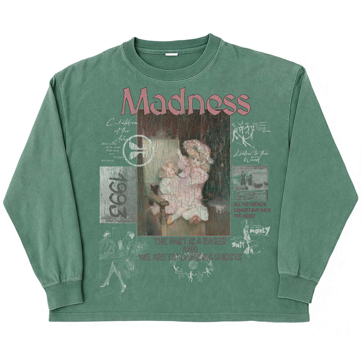 Ashes L/S Tee - Green