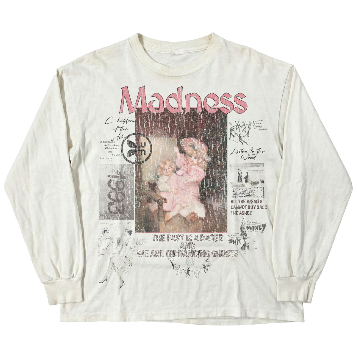 Ashes L/S Tee - White