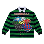 Visual Paint Stripe Polo