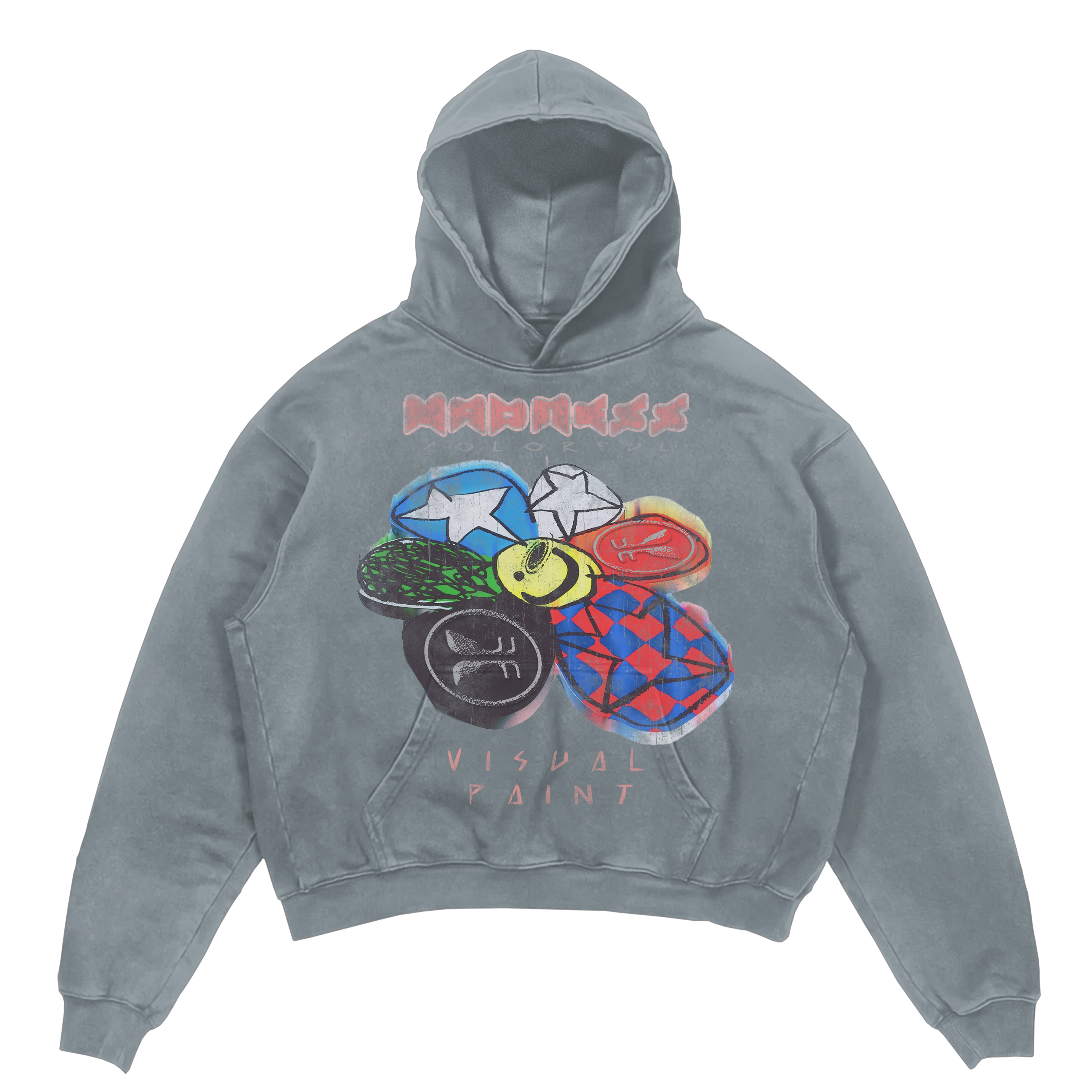 Visual Paint Hoodie - Sage
