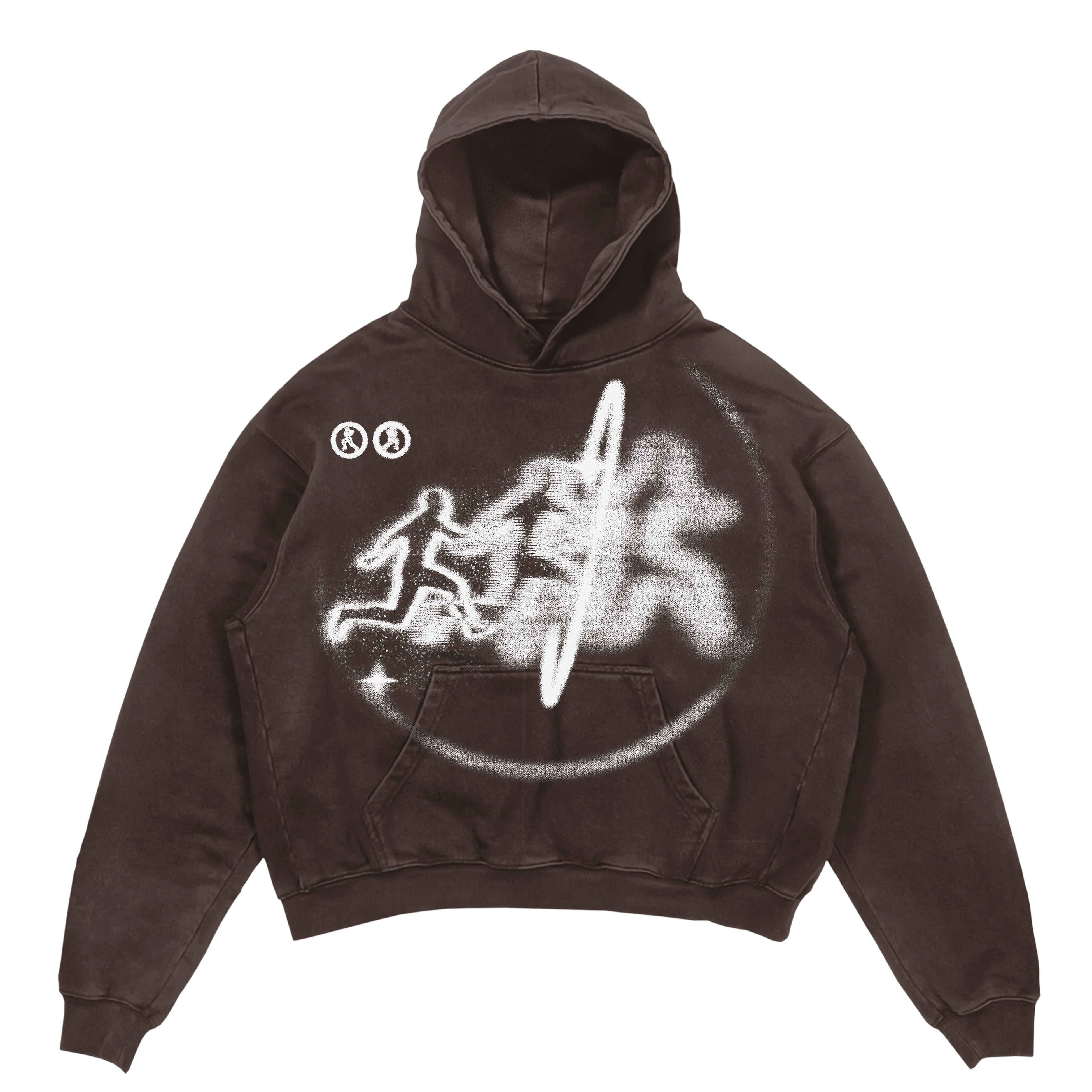 Warp Hoodie - Brown