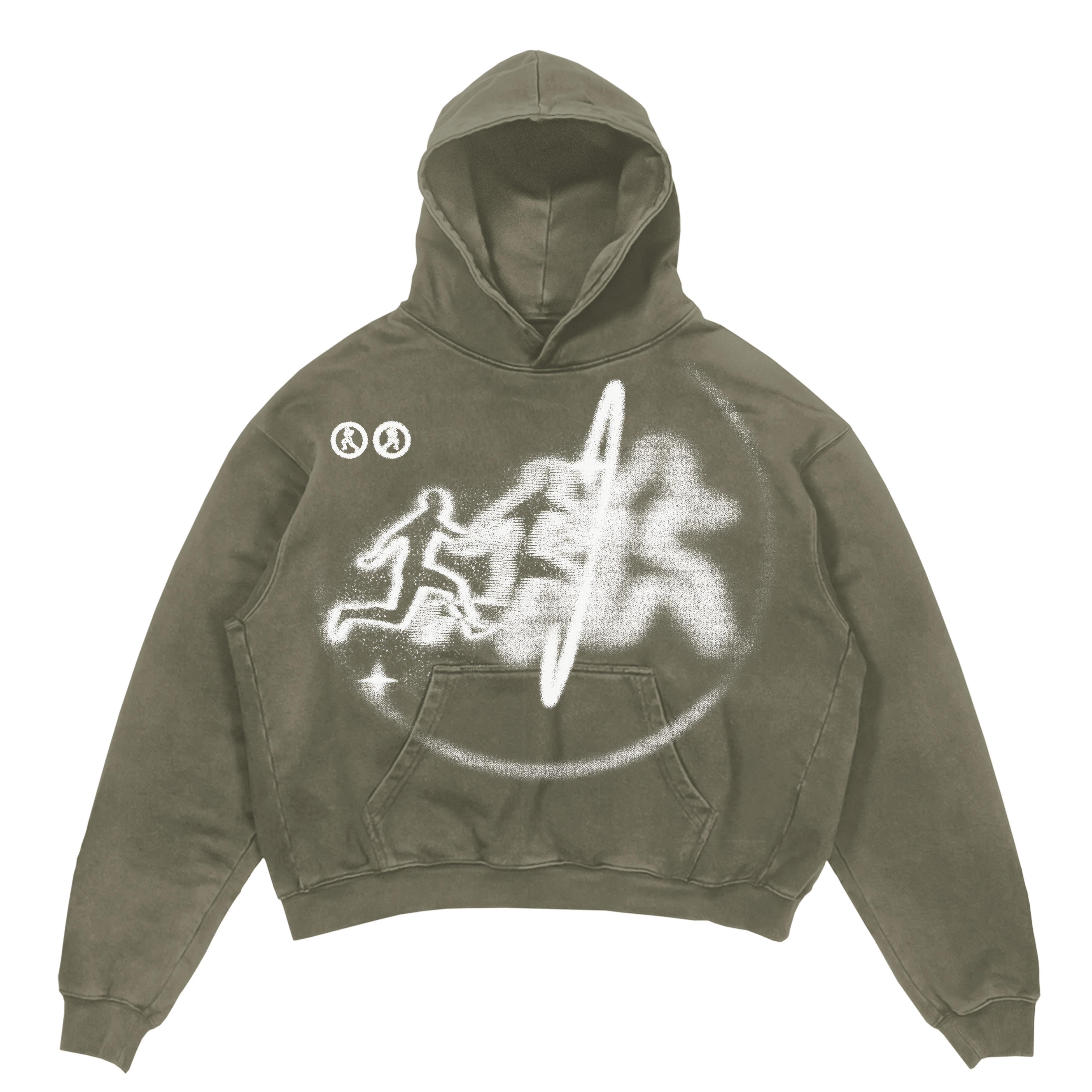 Warp Hoodie - Olive