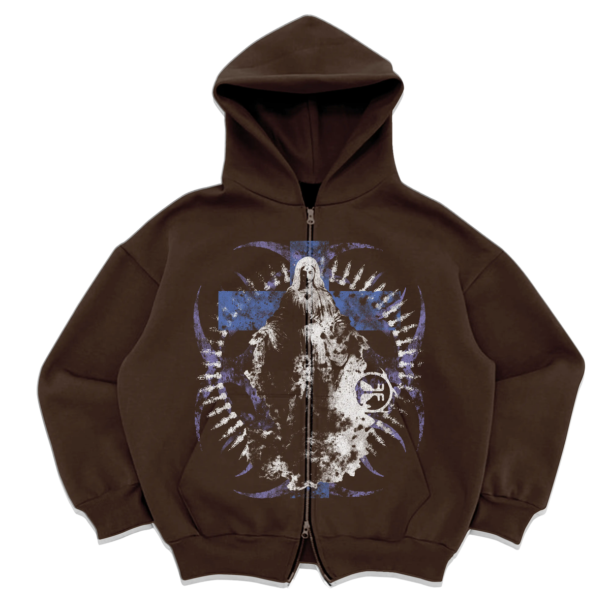 Worship Zip Up - Brown