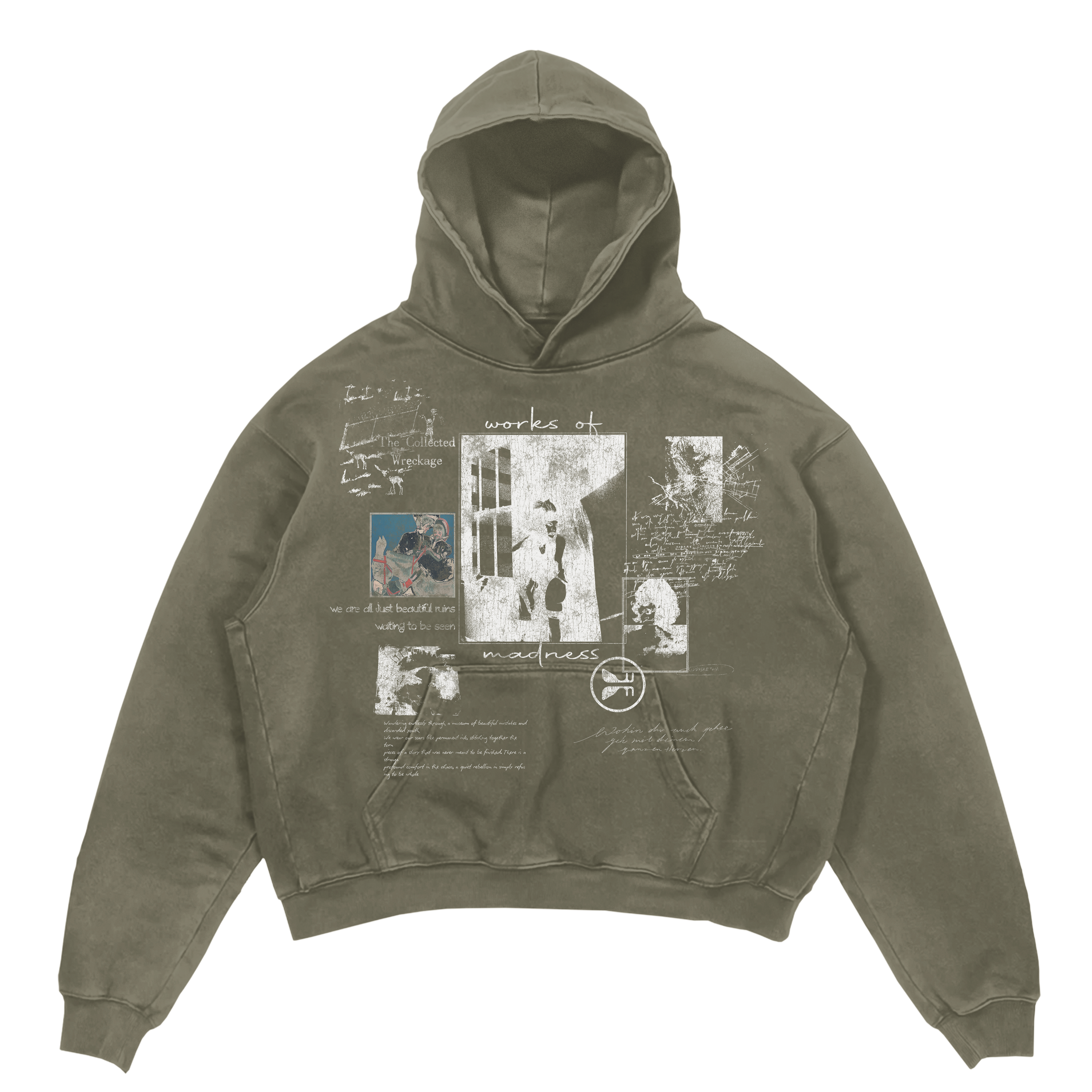 Ruin Hoodie - Olive