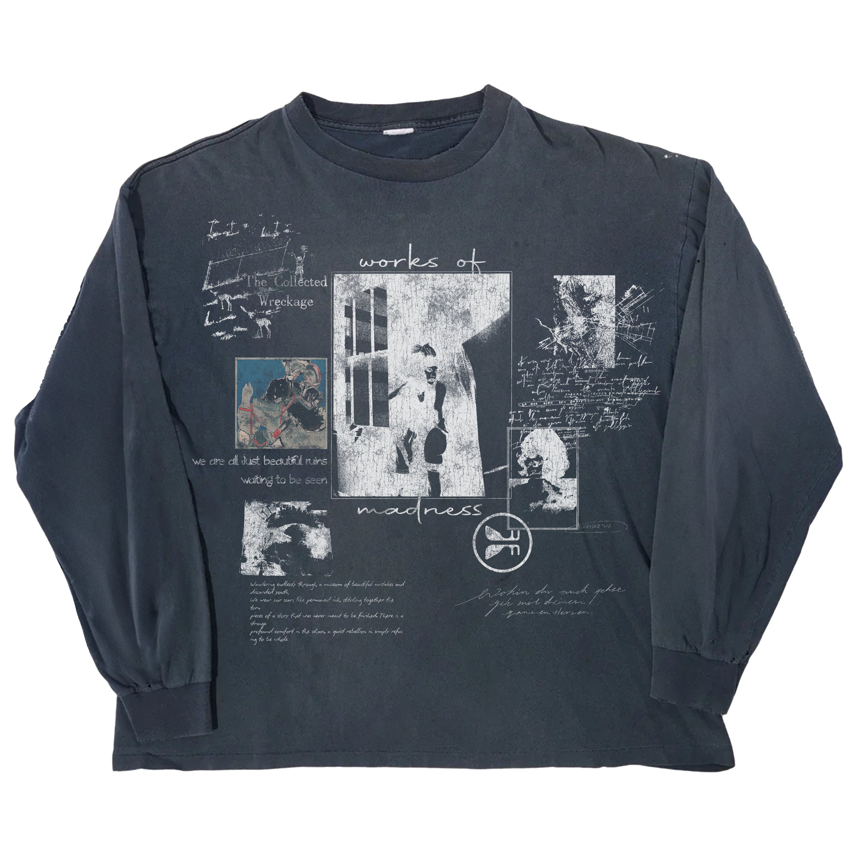 Ruin L/S Tee - Blue