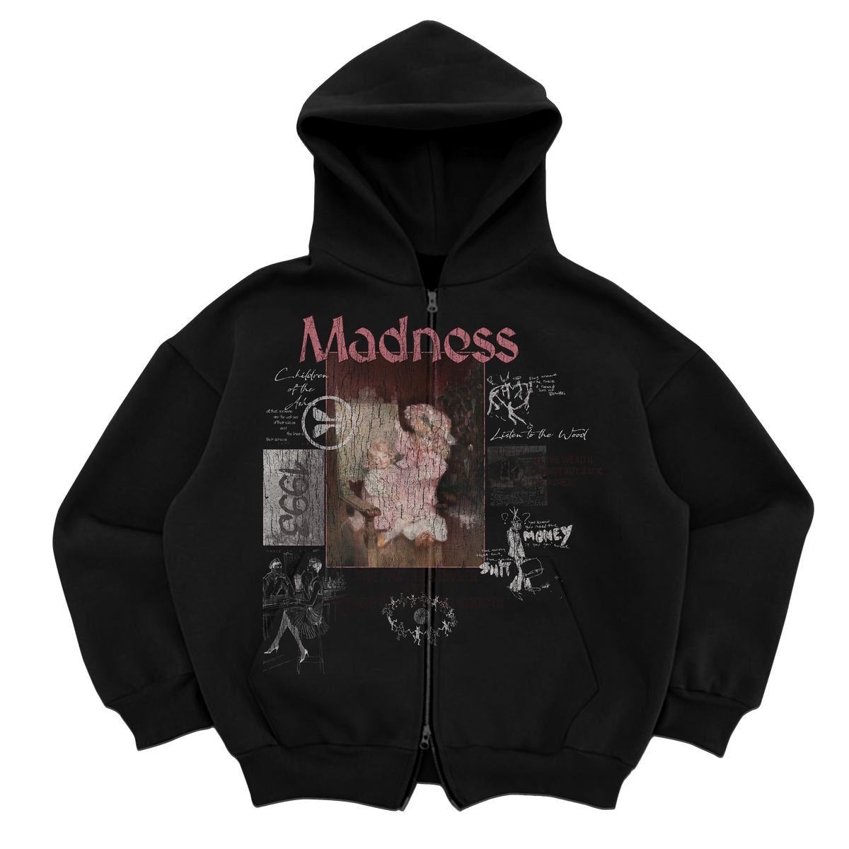 Ashes Zip Up - Black