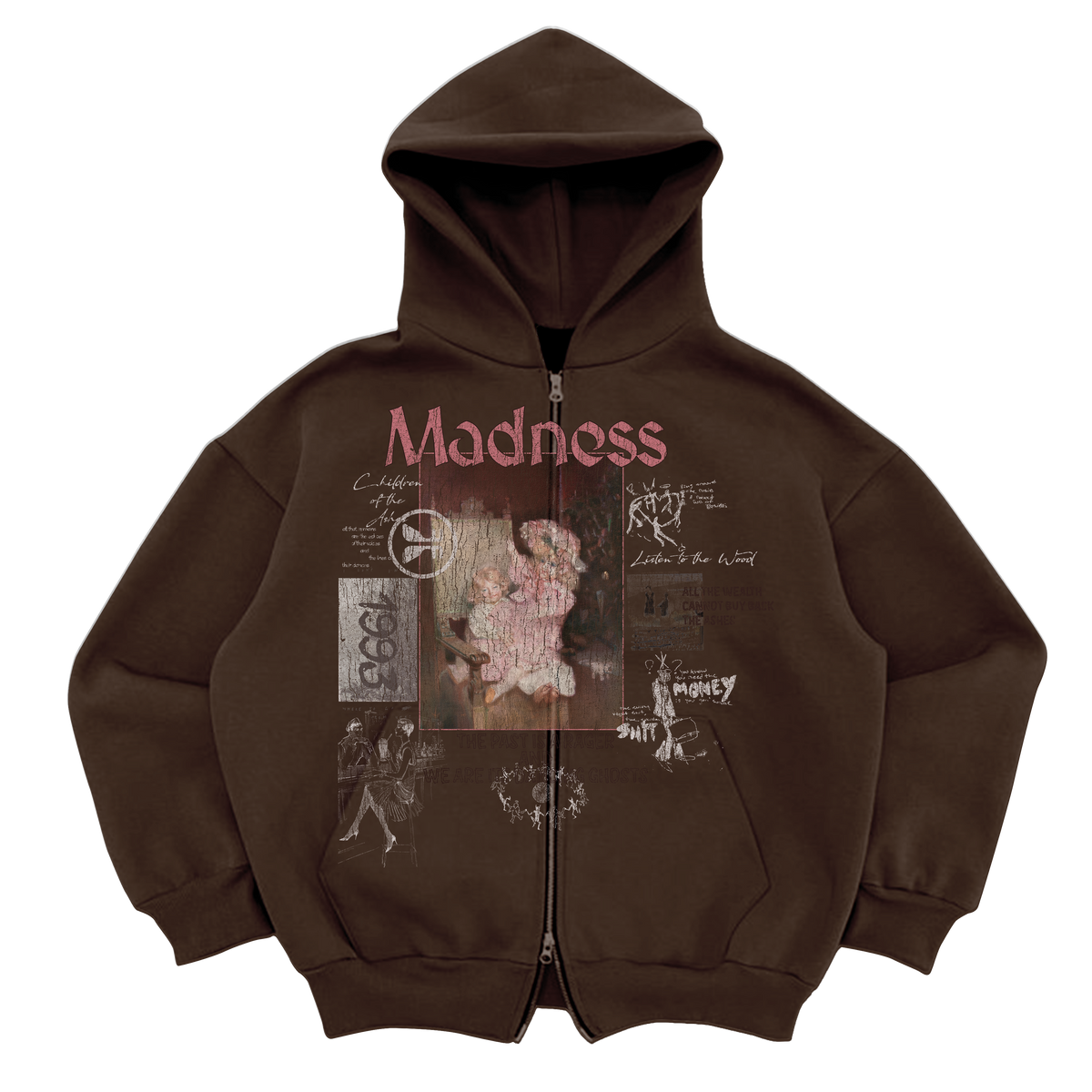 Ashes Zip Up - Brown