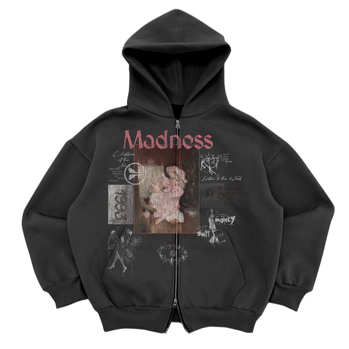 Ashes Zip Up - Grey