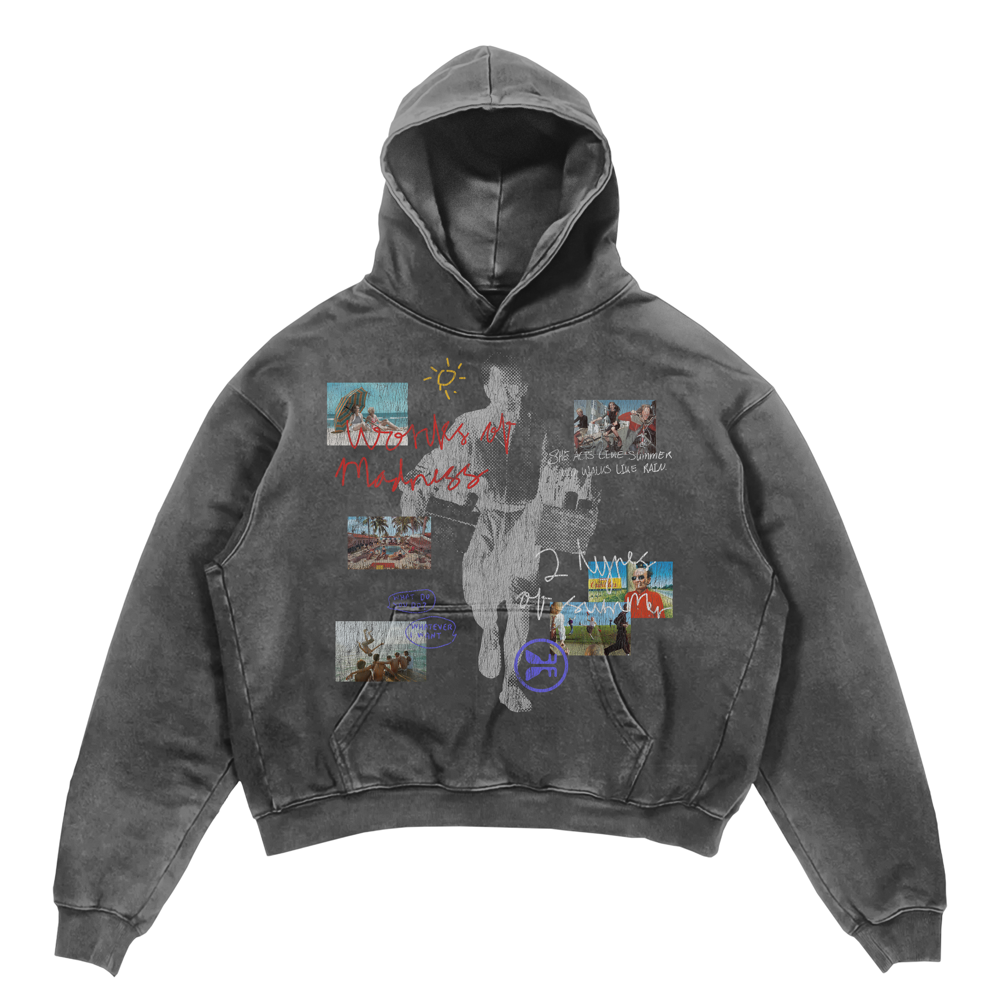 Summer Rain Hoodie — Grey