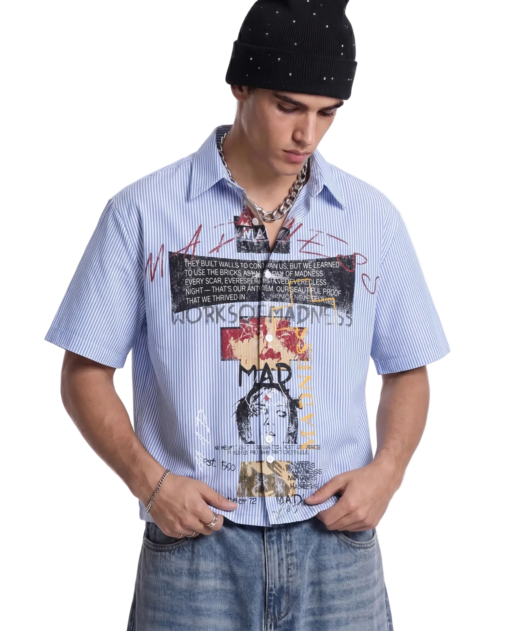 Mad Anthem Boxy Button Up