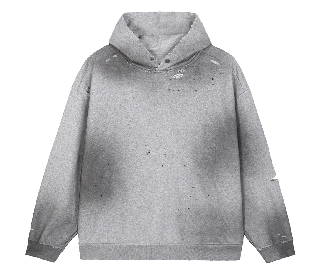 Blank Sun Fade Distress Hoodie