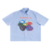Visual Paint Boxy Button Up