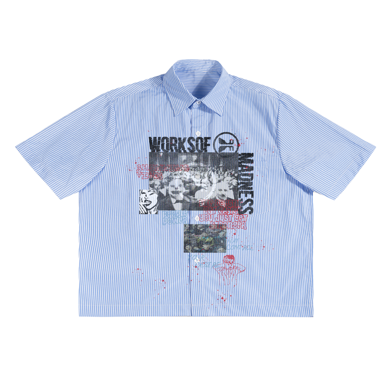 Mad Ppl Boxy Button Up