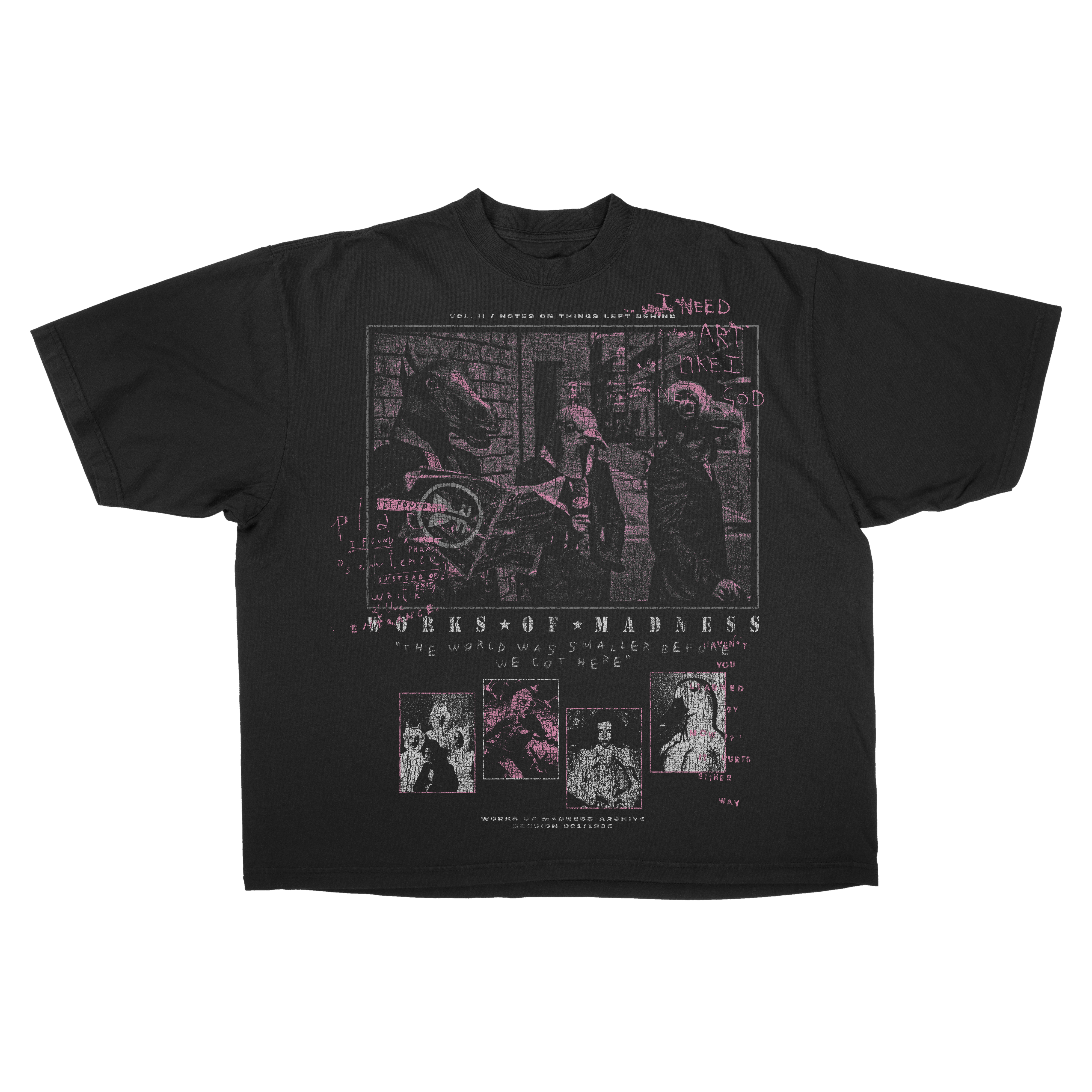 The Congregation Drop Tee - Black