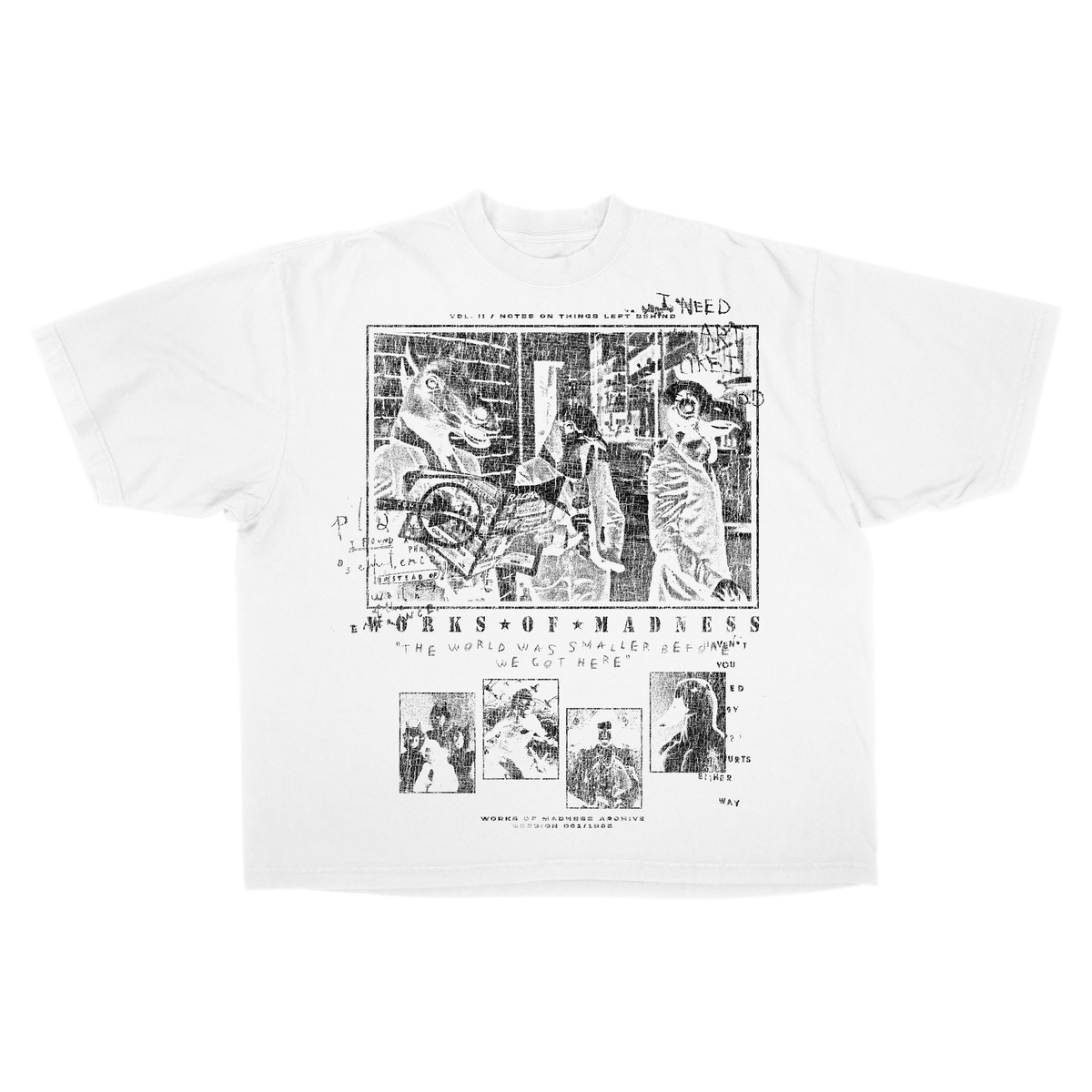 The Congregation Drop Tee - White