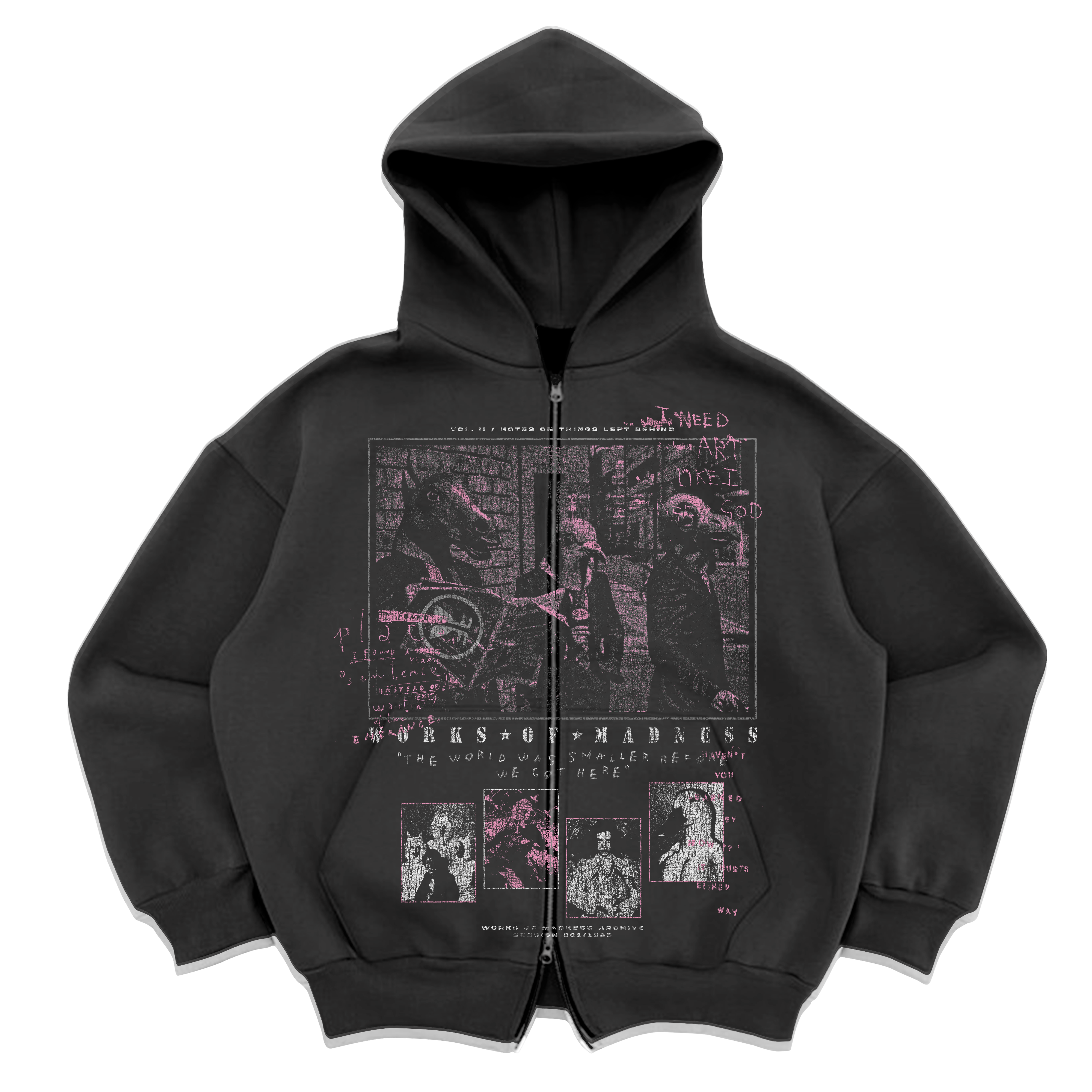 The Congregation Zip Up - Grey
