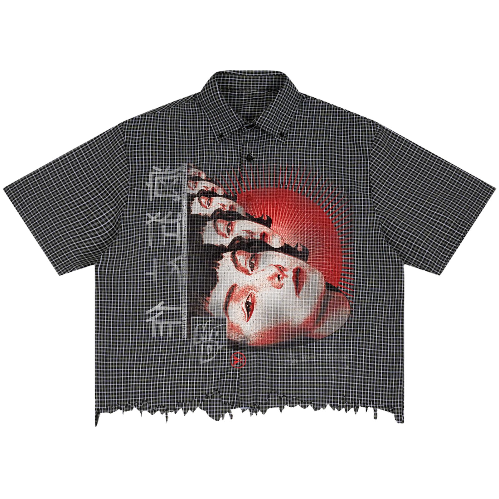 Deja Vu Distress Button Up