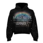 Detention Rhinestone Zip Up