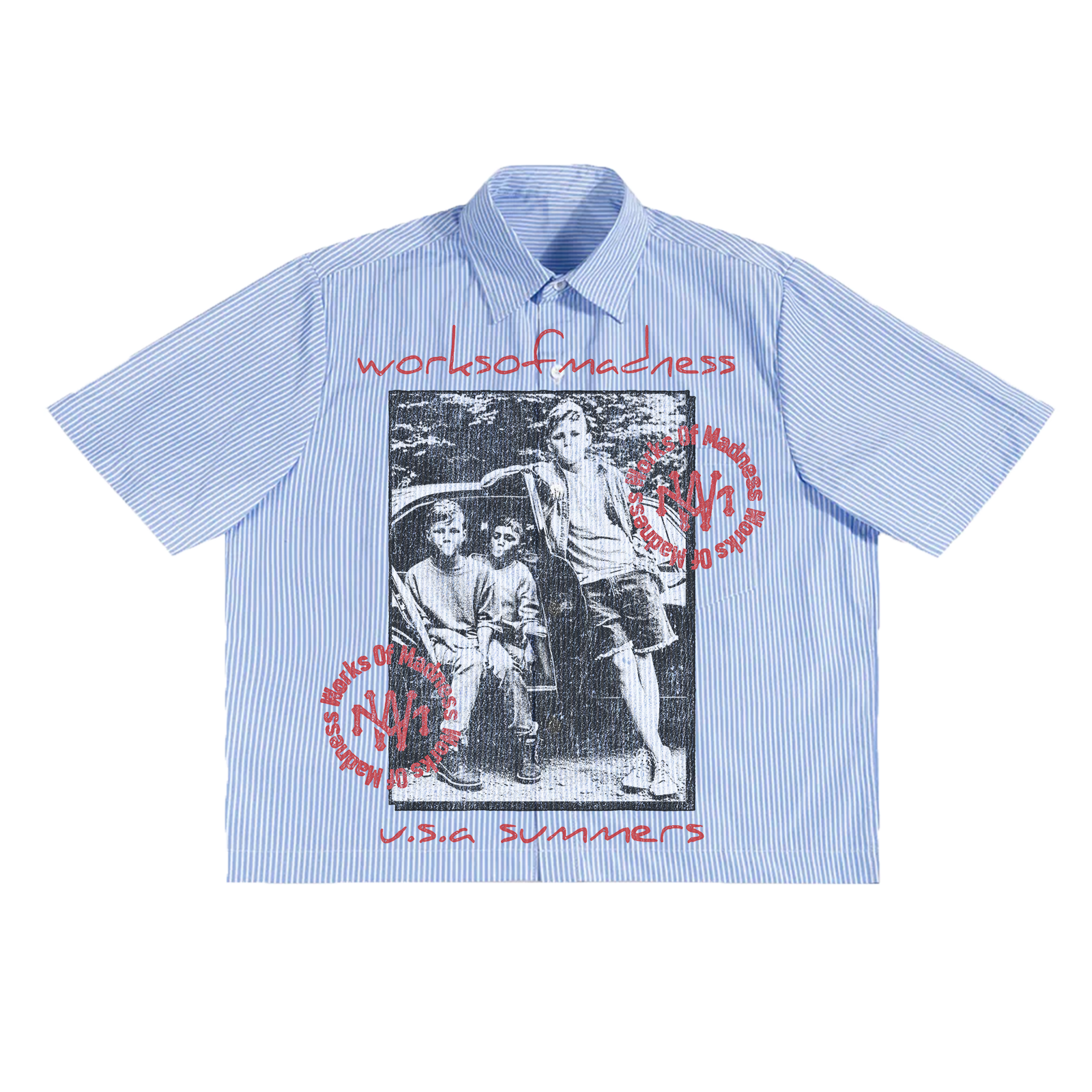 Mad Summer Boxy Button Up