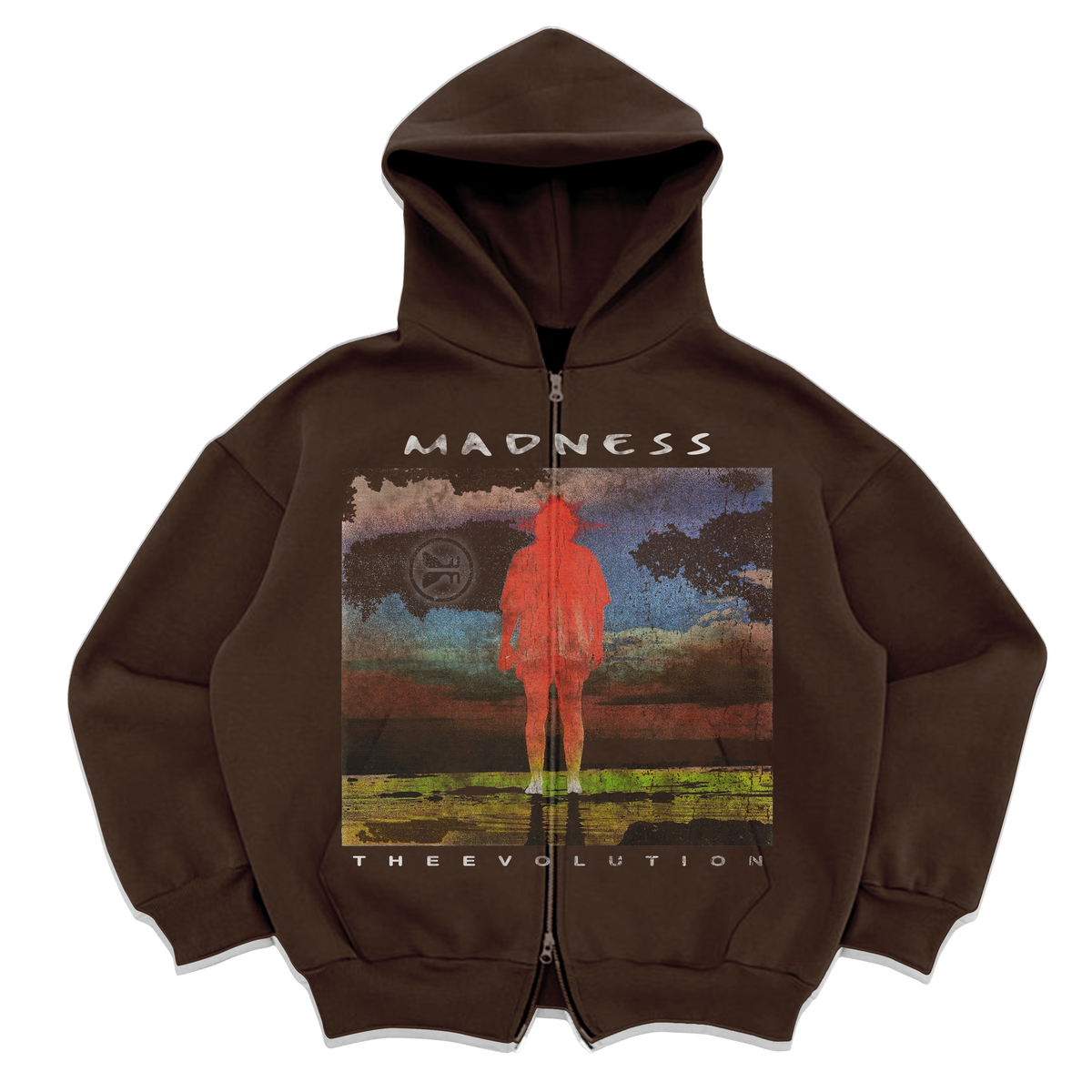Mad Evolution Zip Up - Brown