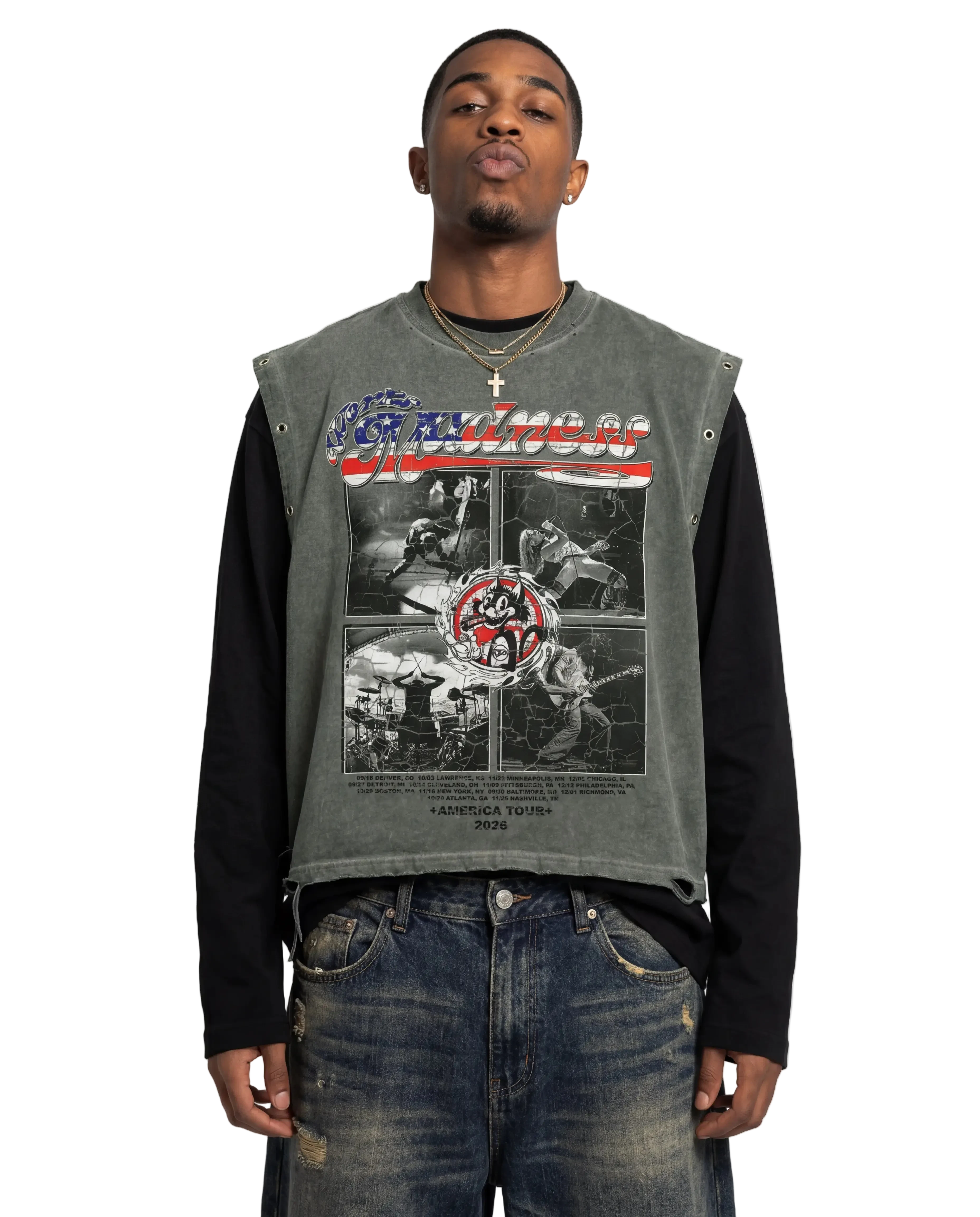 Madness Tour Utility Cut Tee