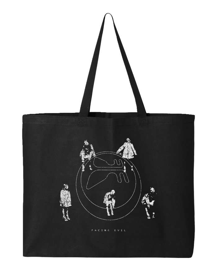 Facing Evil Tote Bag