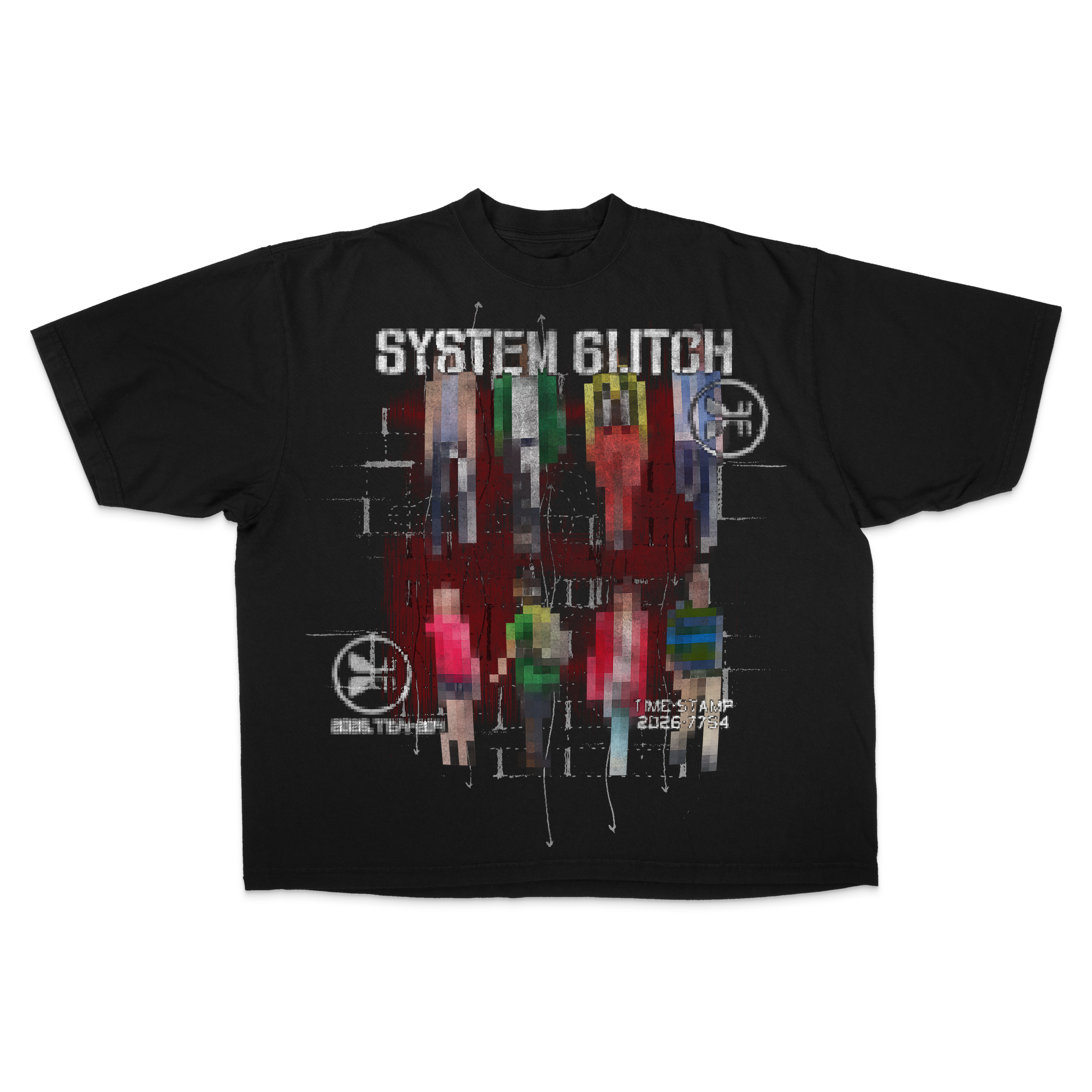 System Glitch Drop Tee
