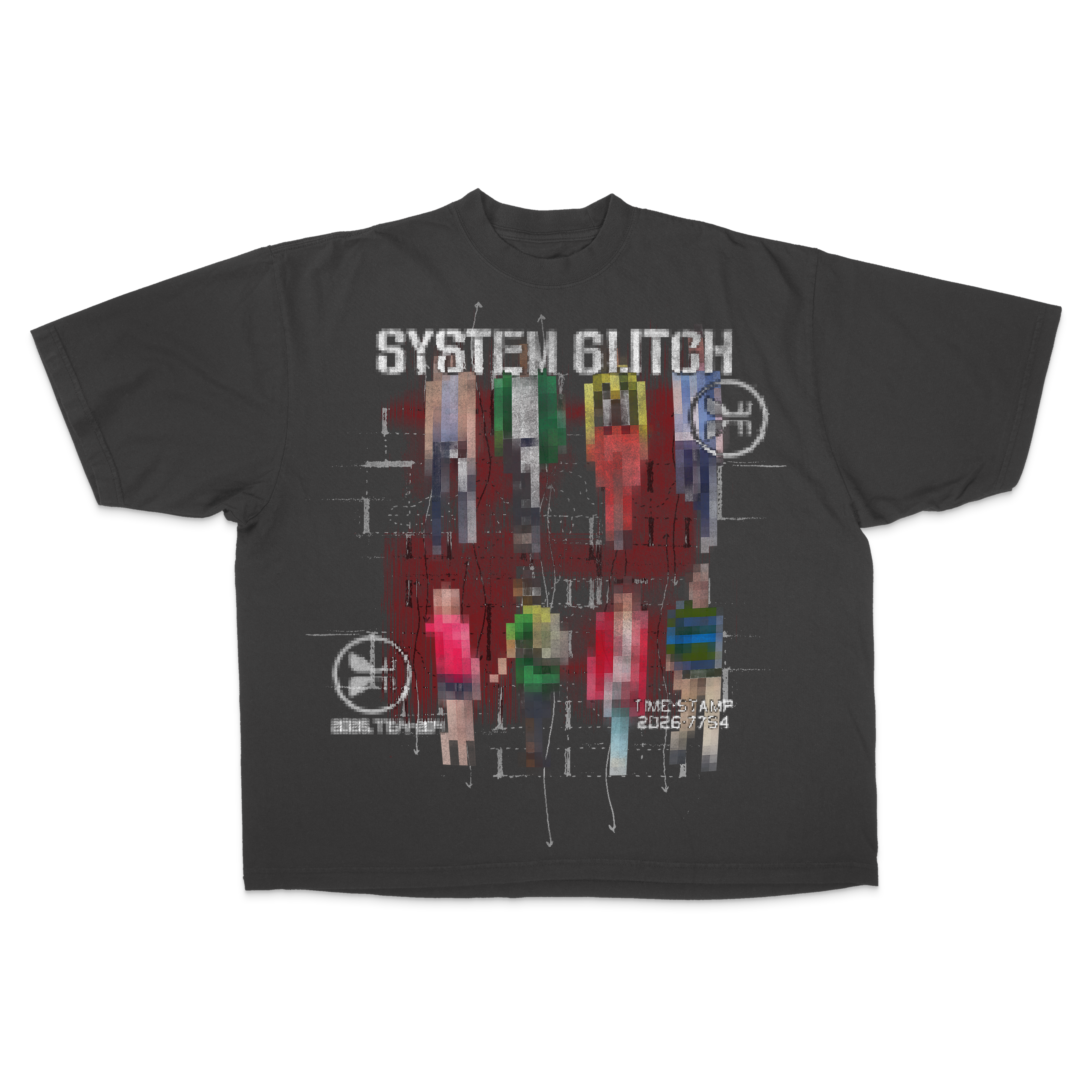 System Glitch Drop Tee