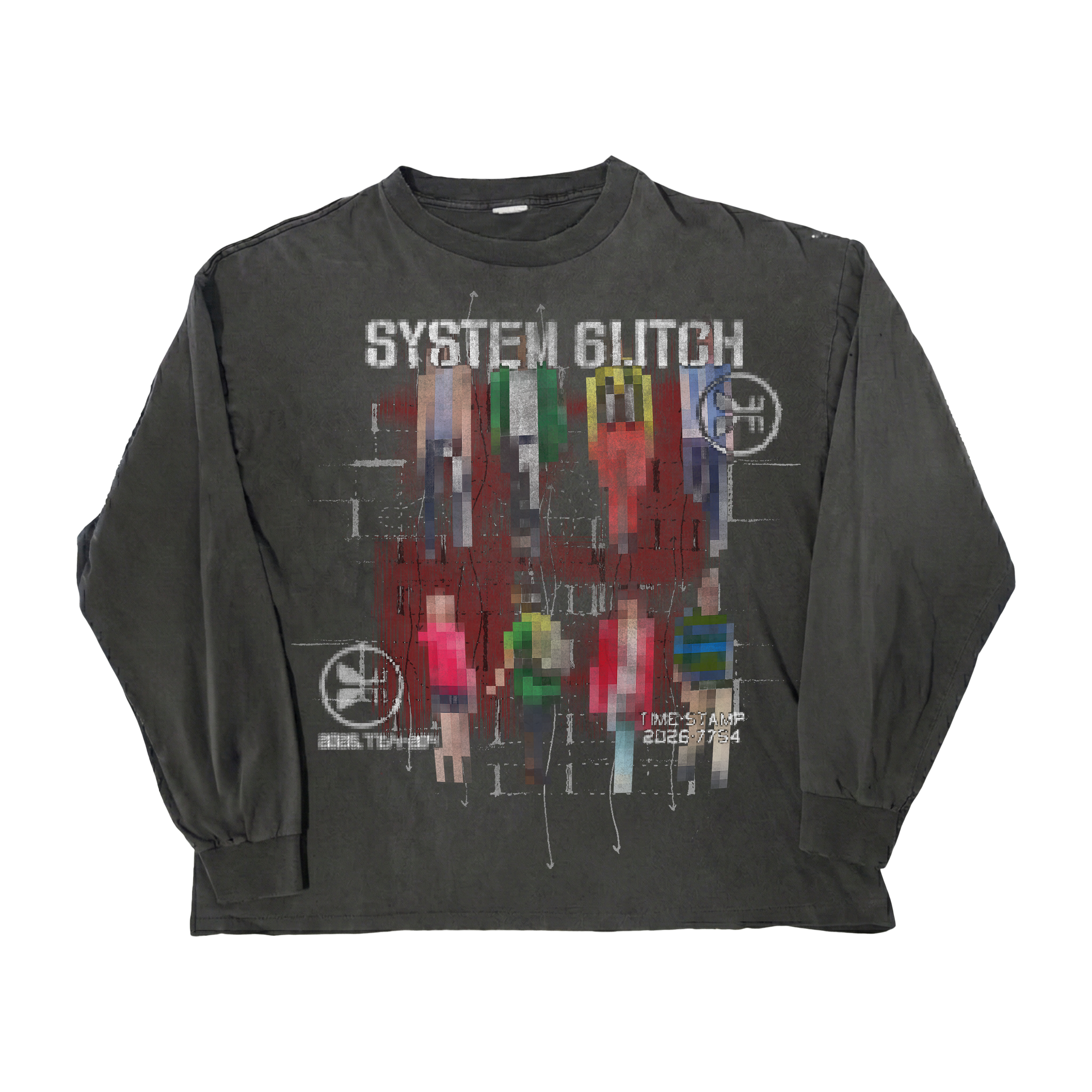 System Glitch L/S Tee