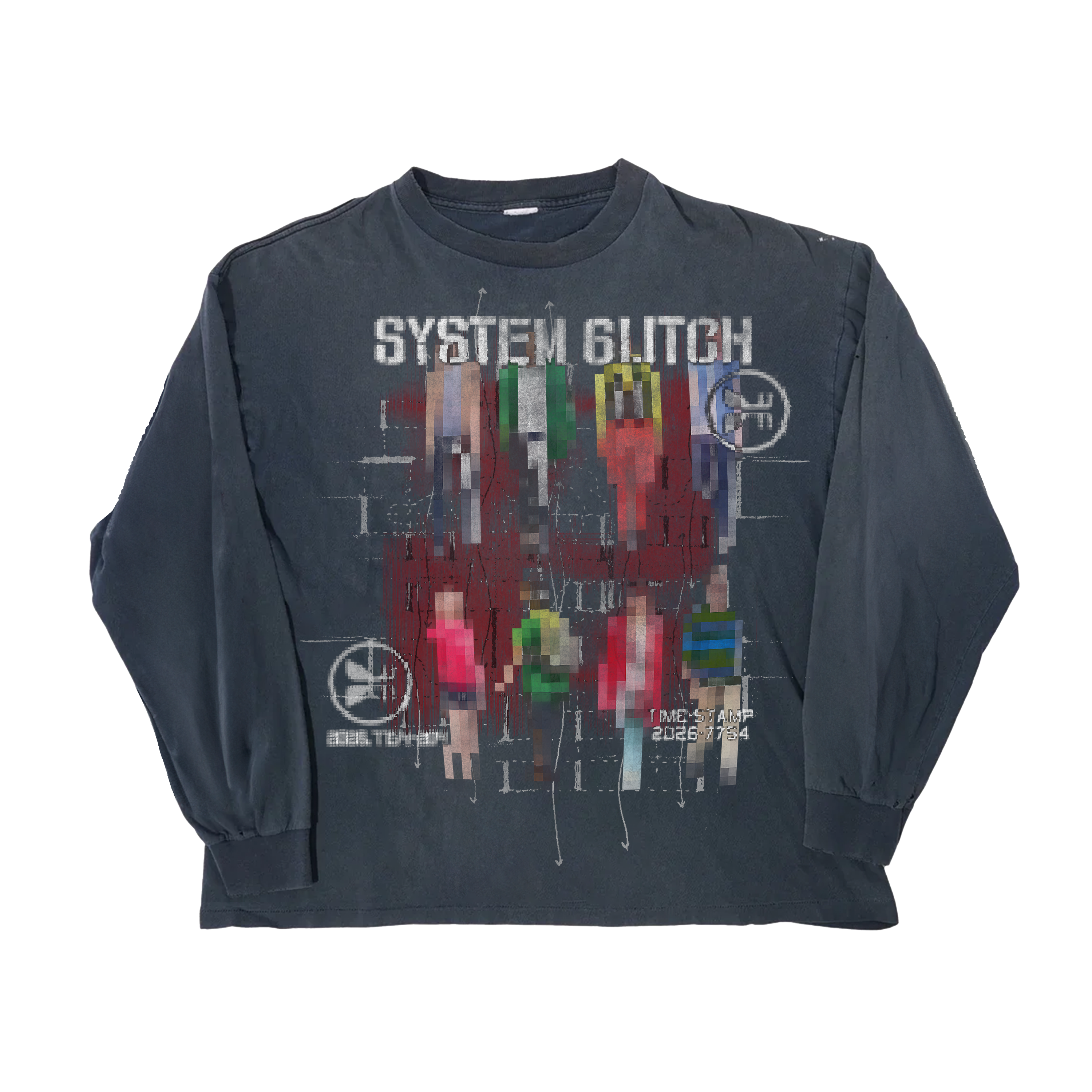 System Glitch L/S Tee