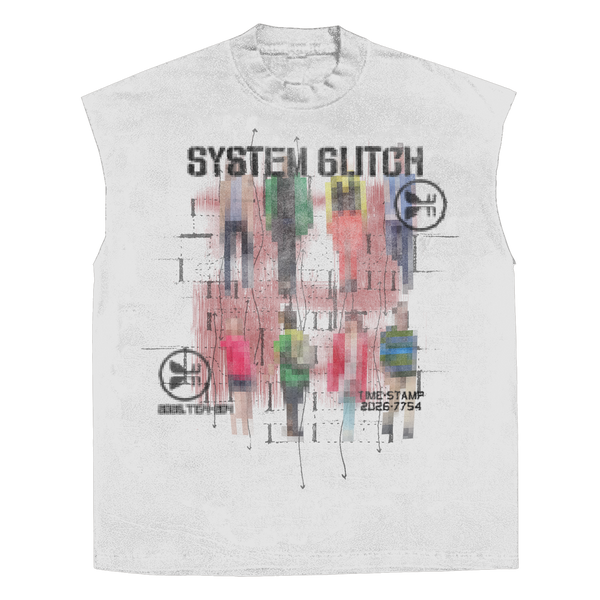 System Glitch Sleeveless Tee