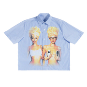 Blondes Boxy Button Up
