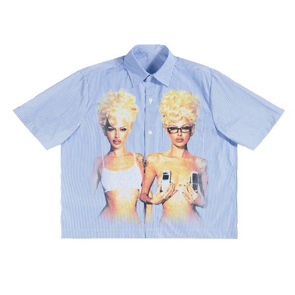 Blondes Boxy Button Up