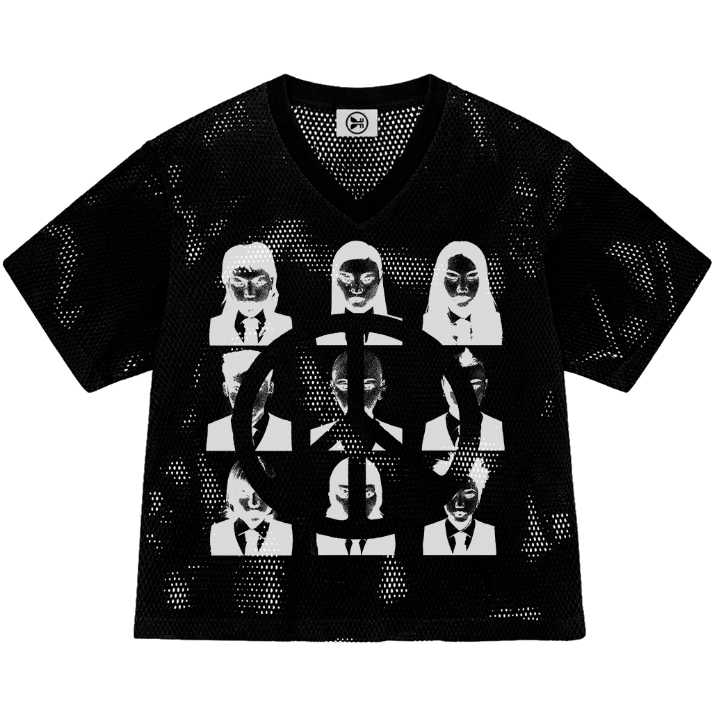 Faces Mesh Jersey