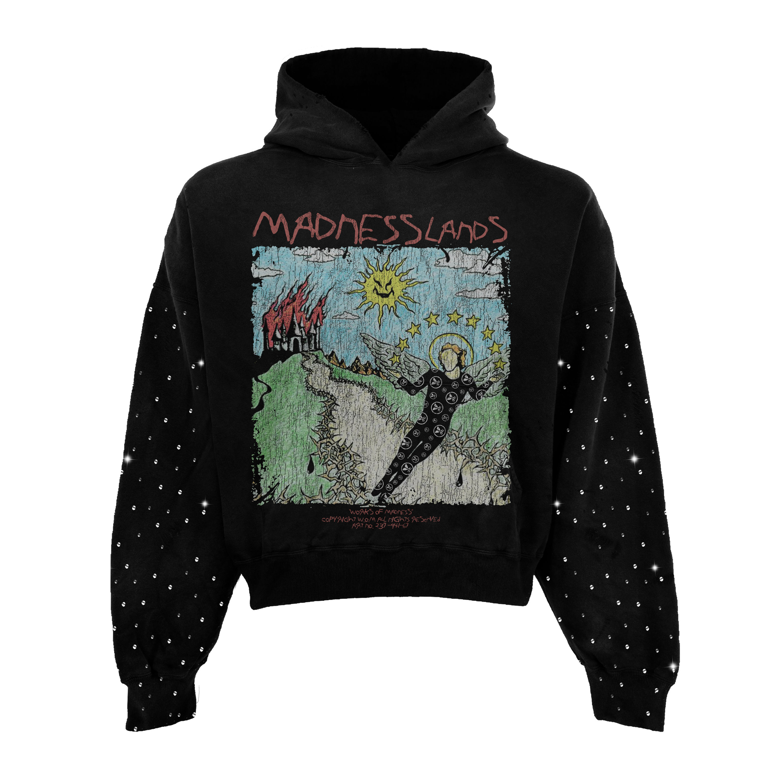 Mad Lands Rhinestone Hoodie