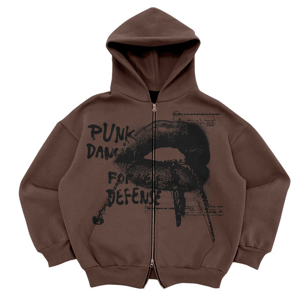 Punk Lips Zip Up