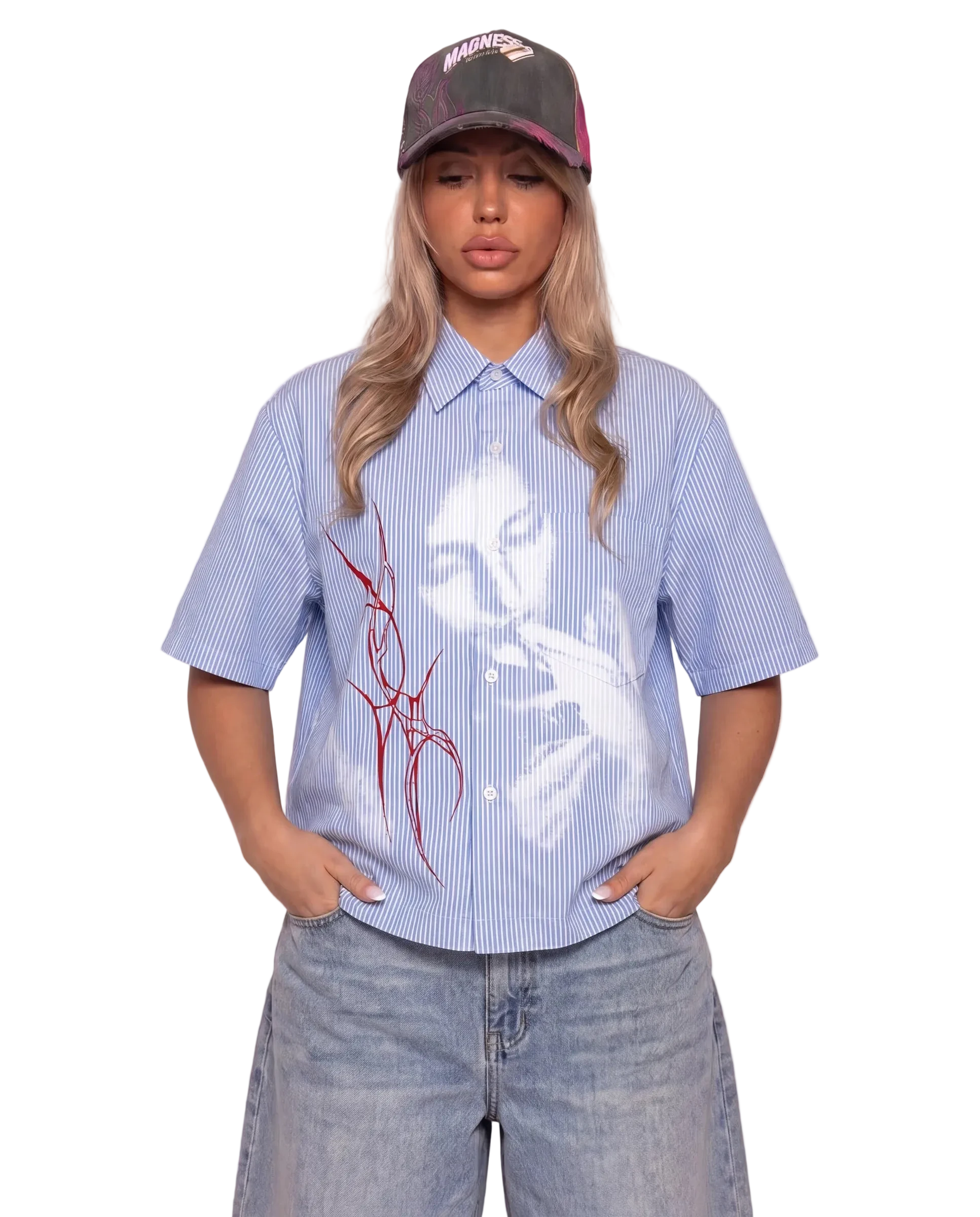 Majesty Boxy Button Up