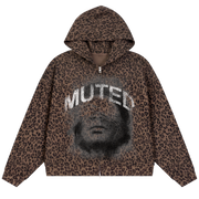 Muted Waffle Zip Up