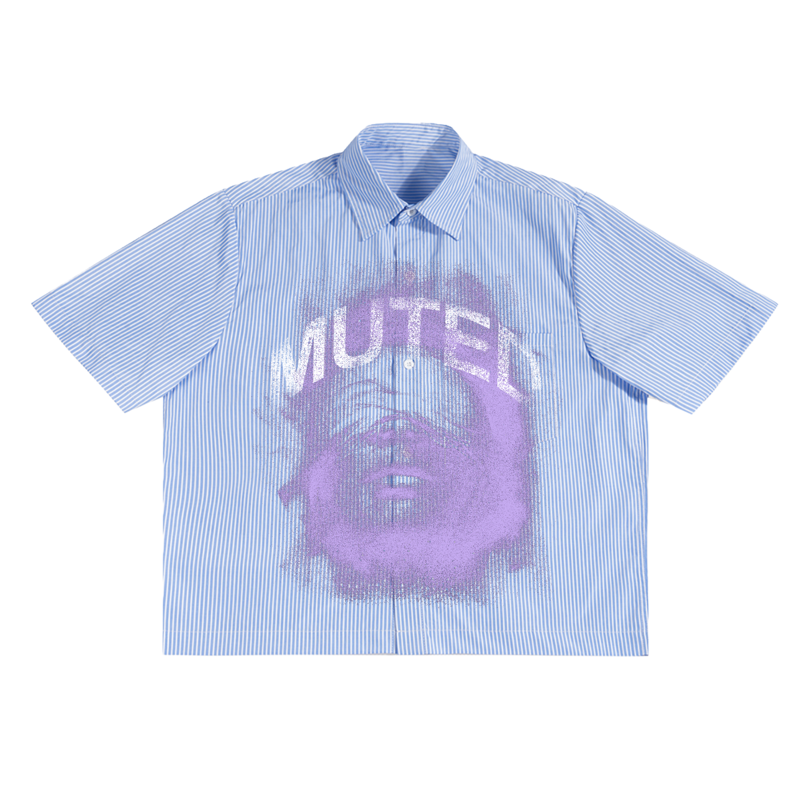 Muted Boxy Button Up