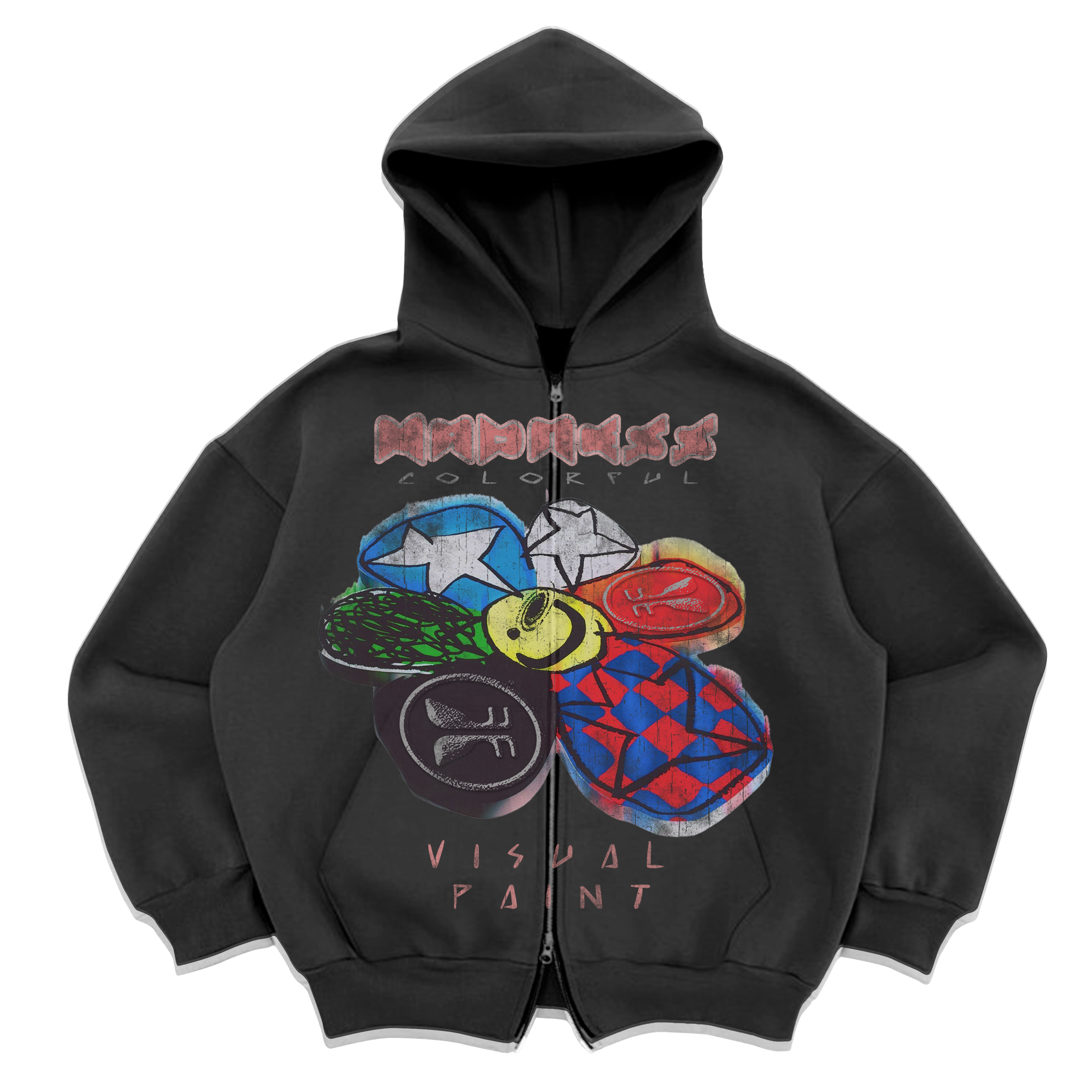 Visual Paint Zip Up
