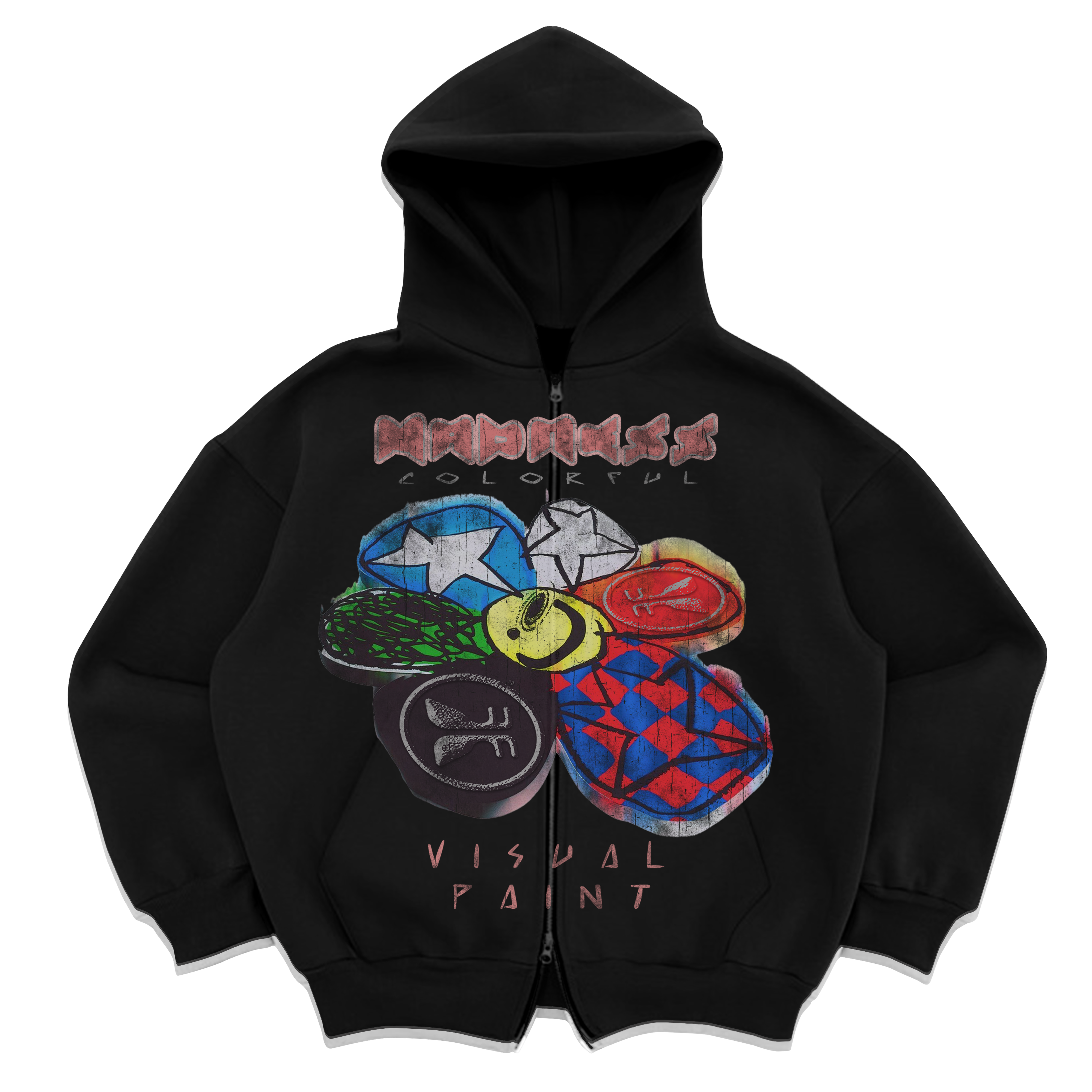 Visual Paint Zip Up