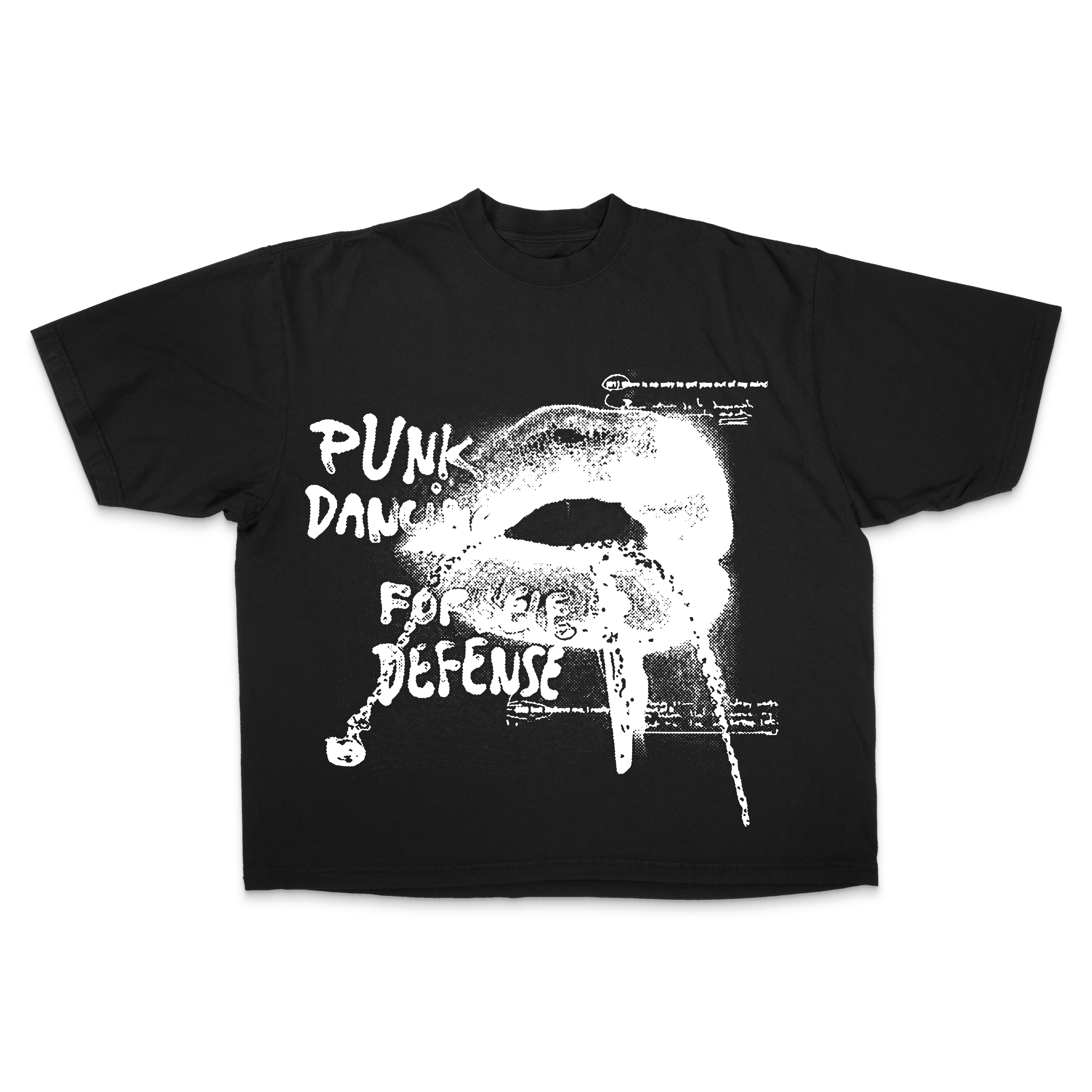 Punk Lips Drop Shoulder Tee