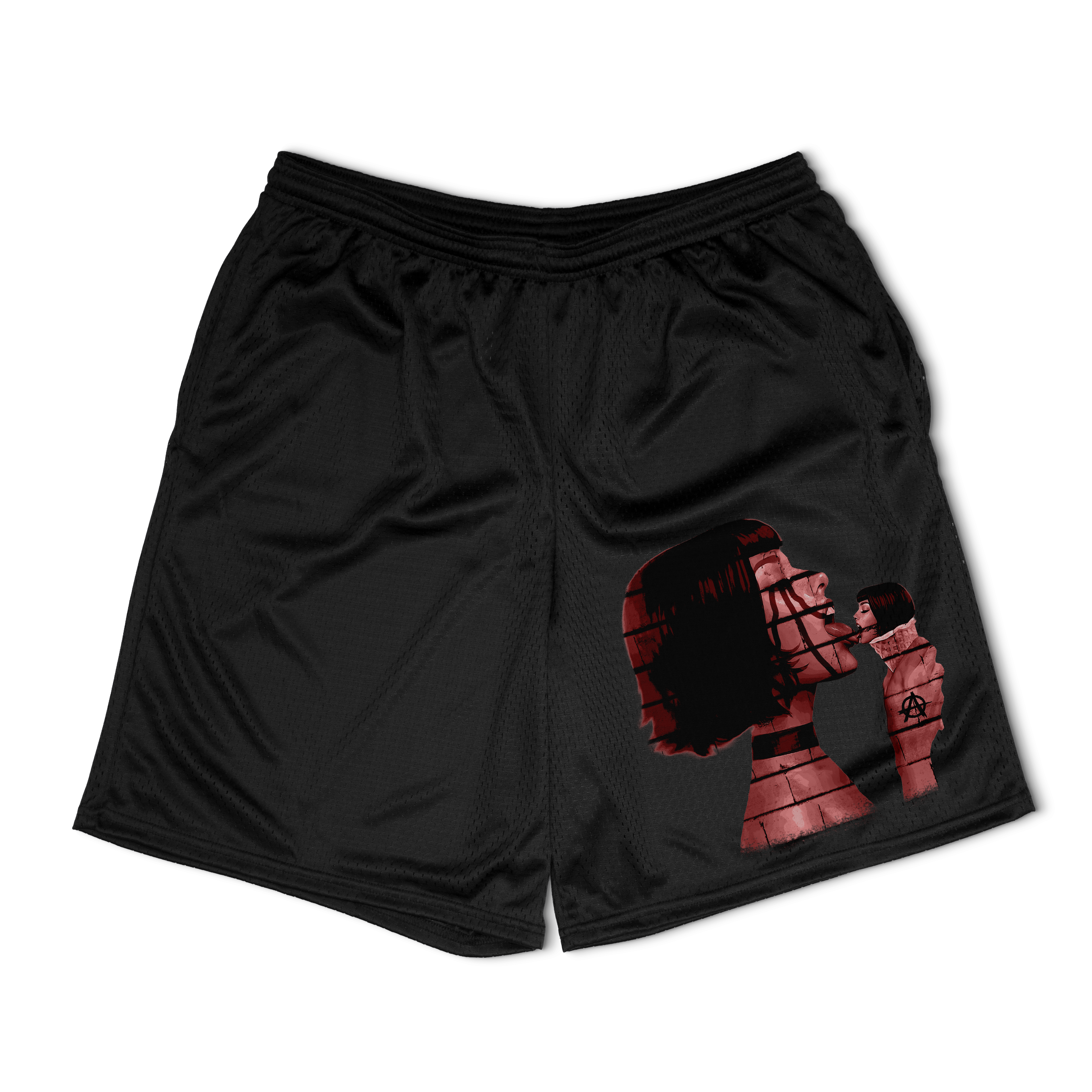 Licking Yourself Mesh Shorts